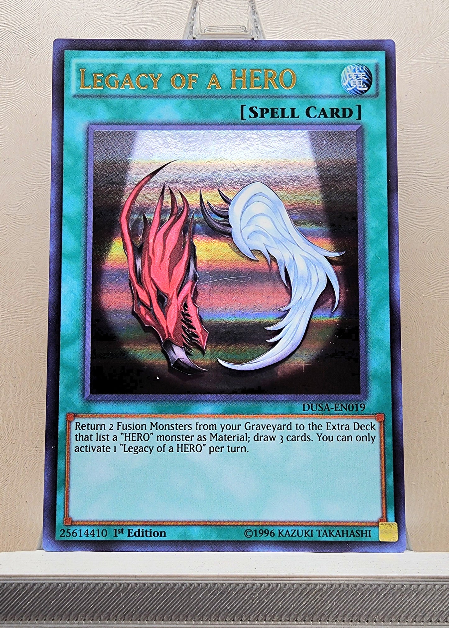 Yugioh! 1x Legacy Of A Hero (DUSA - Ultra Rare) 1st Edition