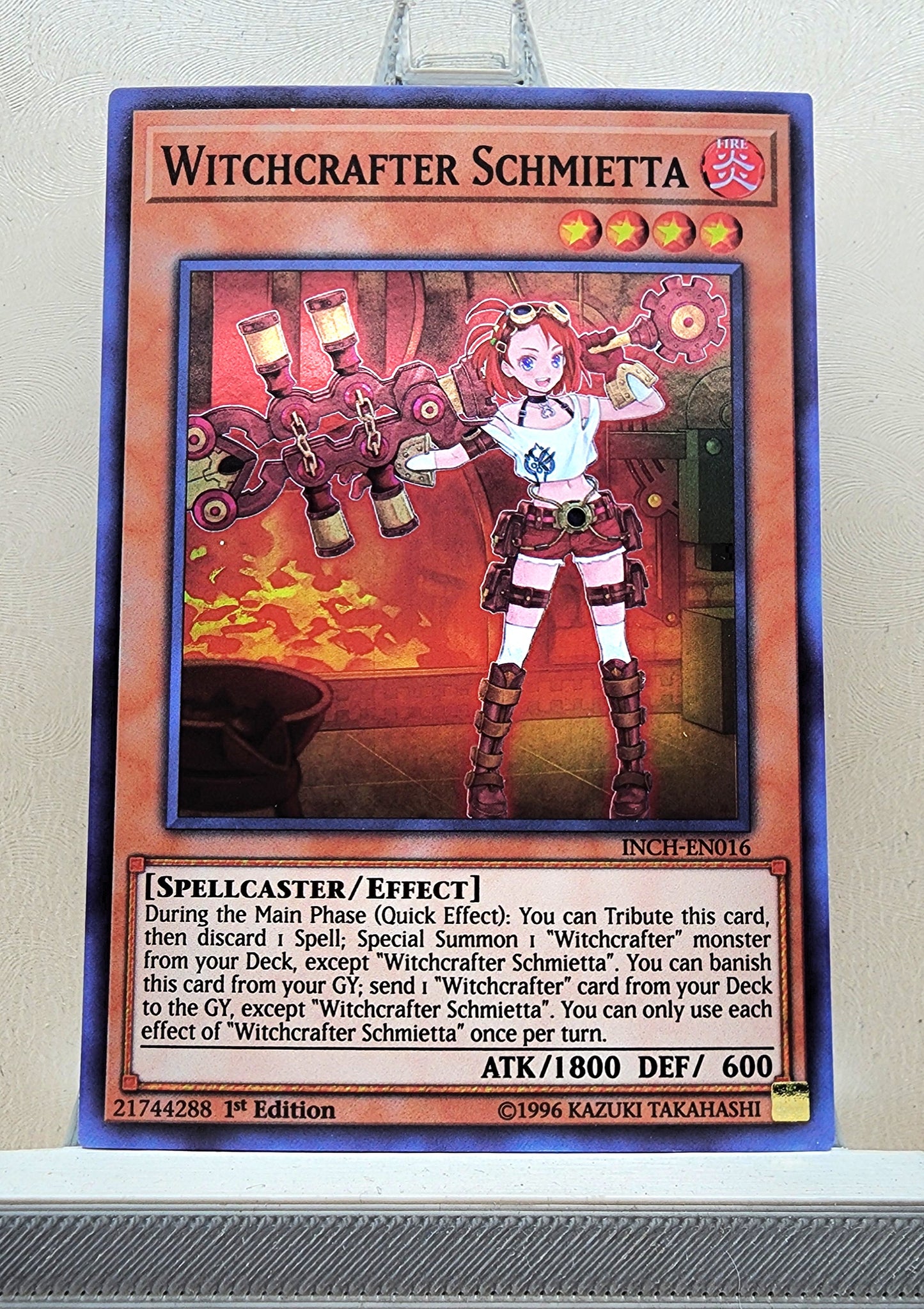 Yugioh! 1x Witchcrafter Schmietta (INCH - Super Rare) 1st Edition