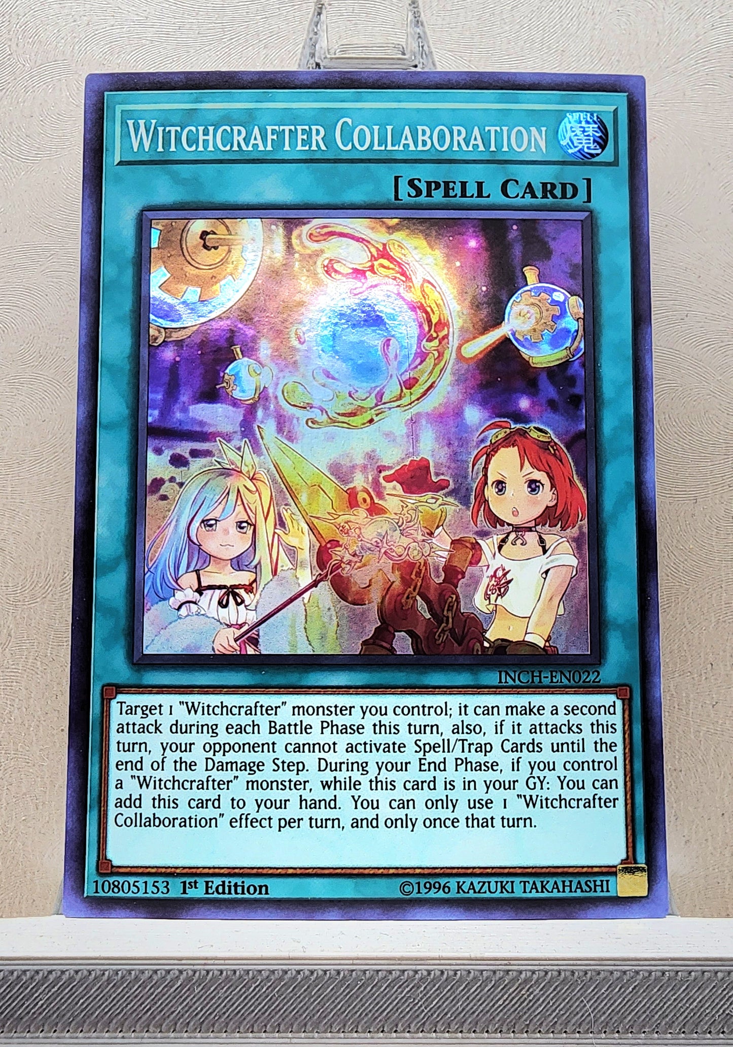 Yugioh! 1x Witchcrafter Collaboration (INCH - Super Rare) 1st Edition