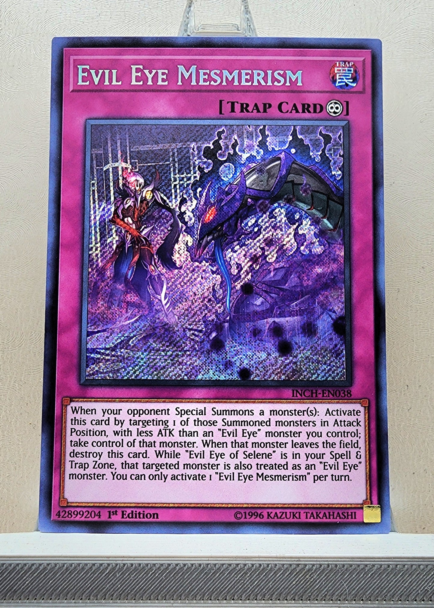 Yugioh! 1x Evil Eye Mesmerism (INCH - Secret Rare) 1st Edition