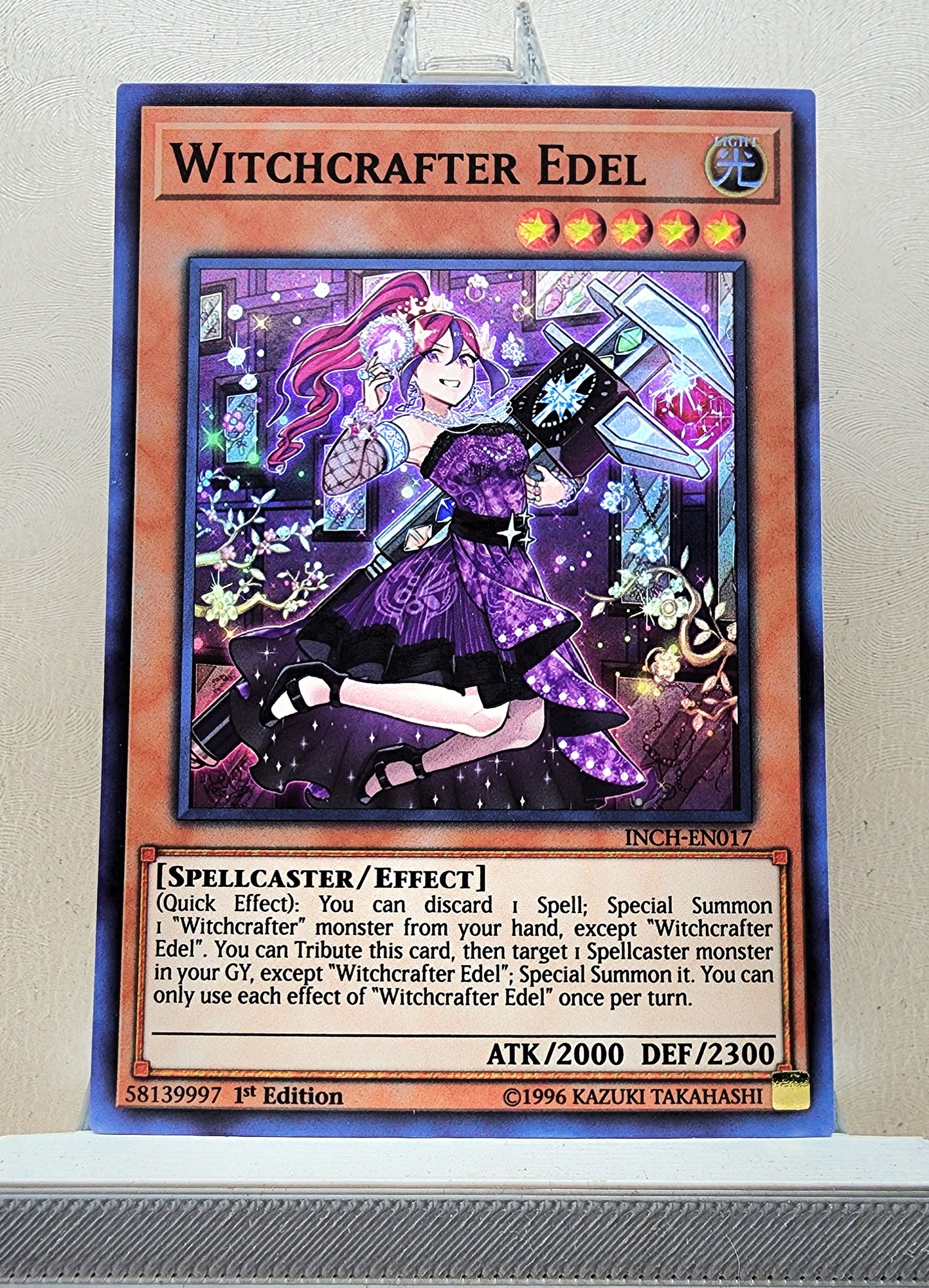 Yugioh! 1x Witchcrafter Edel (INCH - Super Rare) 1st Edition