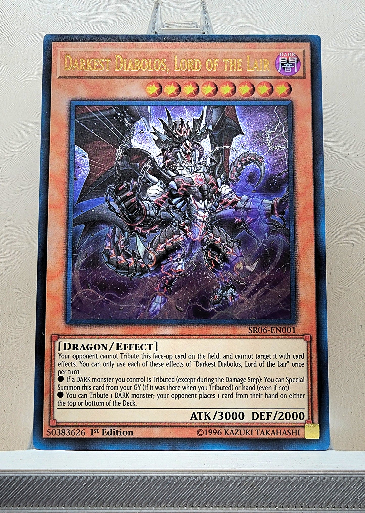 Yugioh! 1x Darkest Diabolos, Lord of the Lair (SR06 - Ultra Rare) 1st Edition