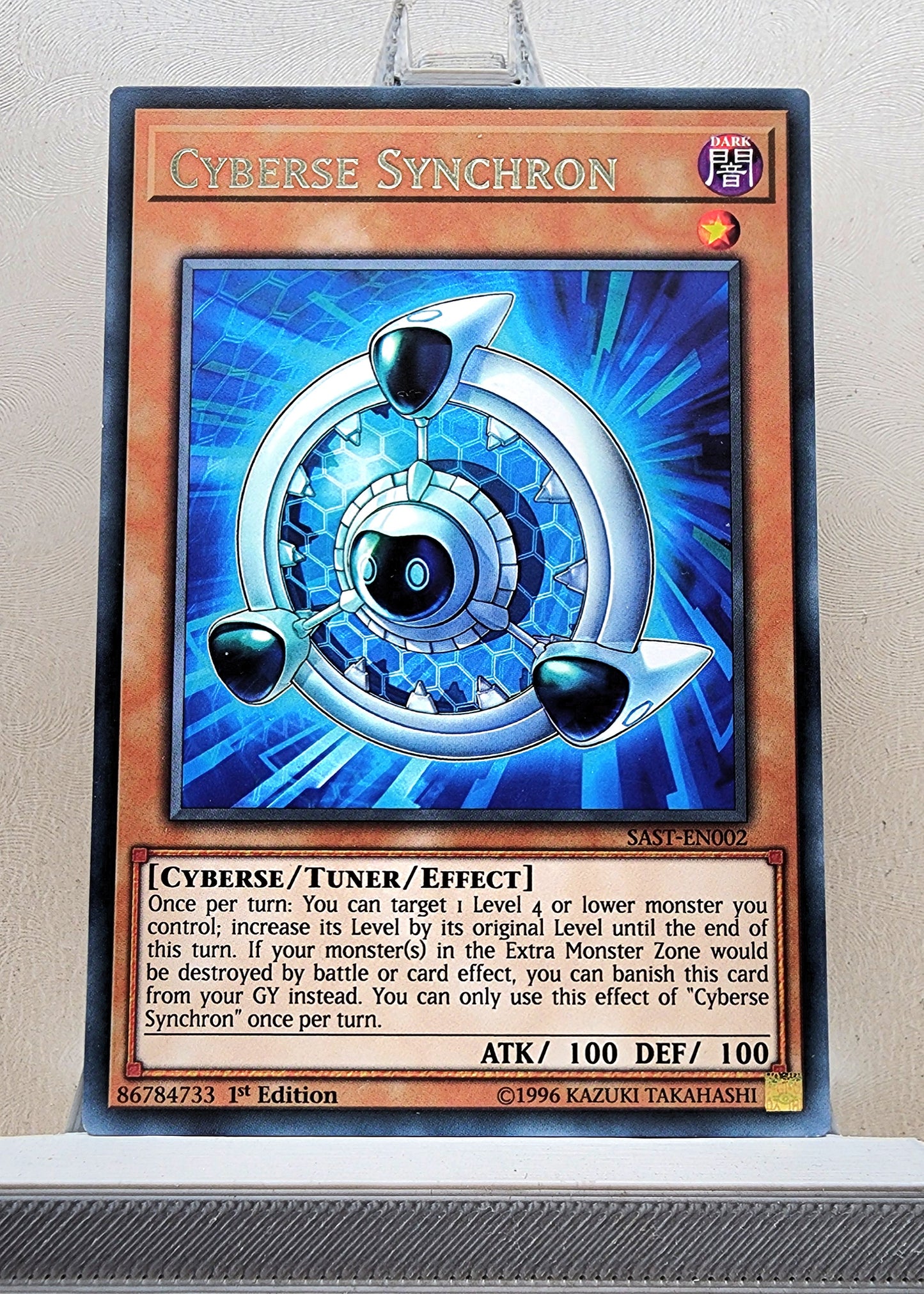 Yugioh! 1x Cyberse Synchron (SAST - Rare) 1st Edition