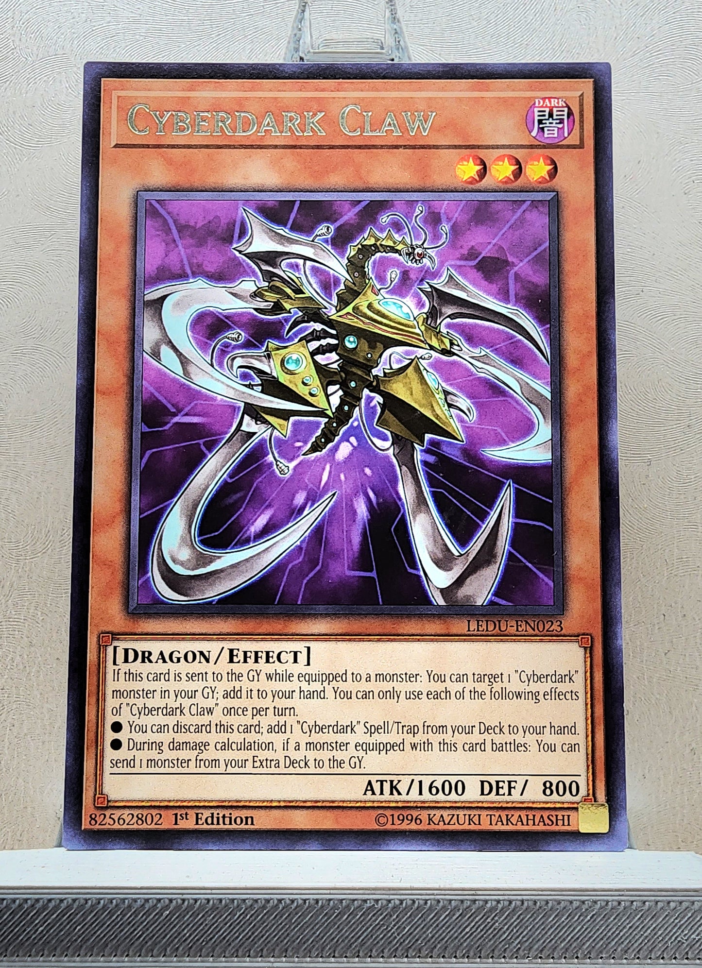 Yugioh! 1x Cyberdark Claw (LEDU - Rare) 1st Edition
