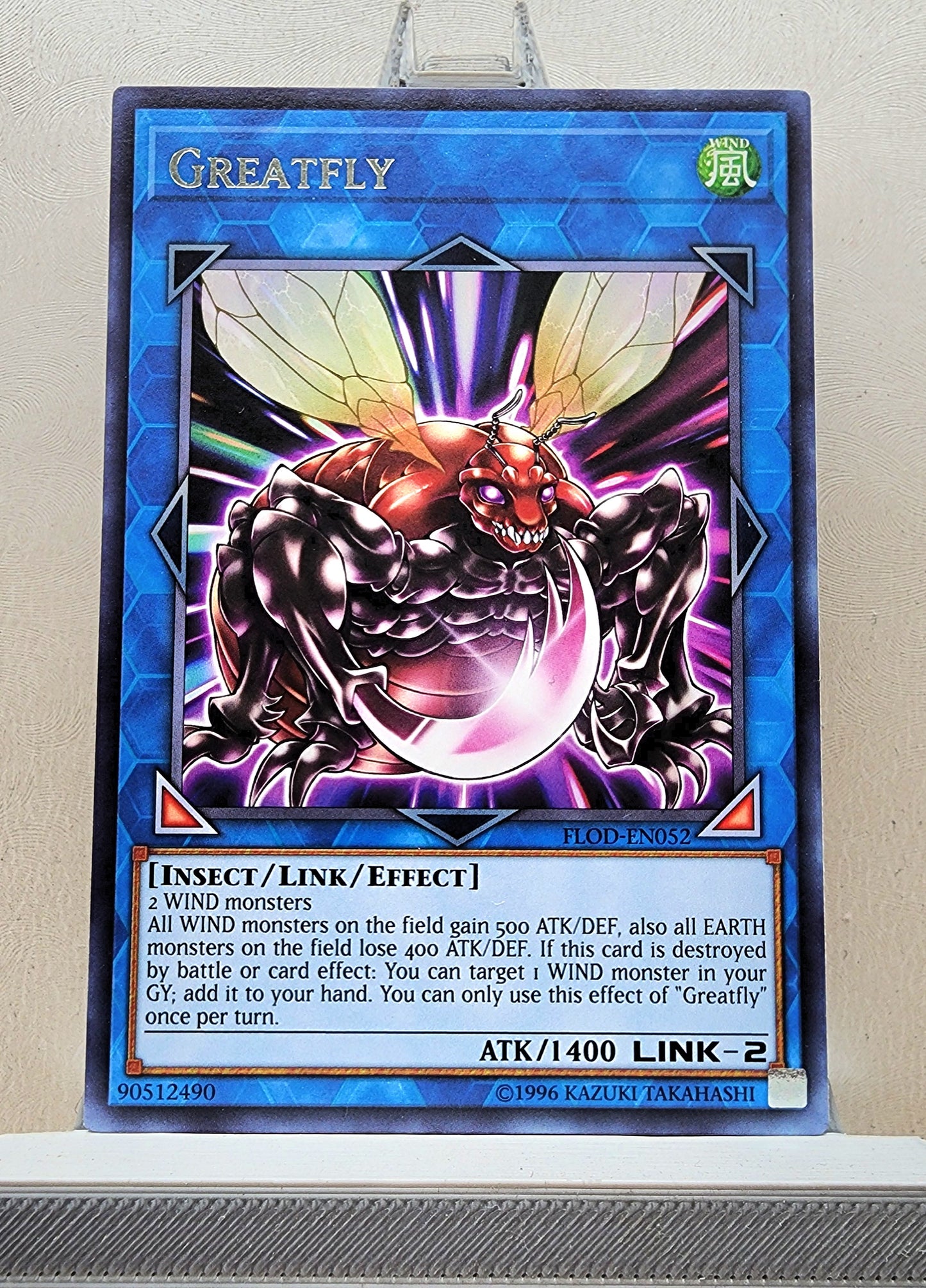 Yugioh! 1x Greatfly (FLOD - Rare) 1st/Unli Edition