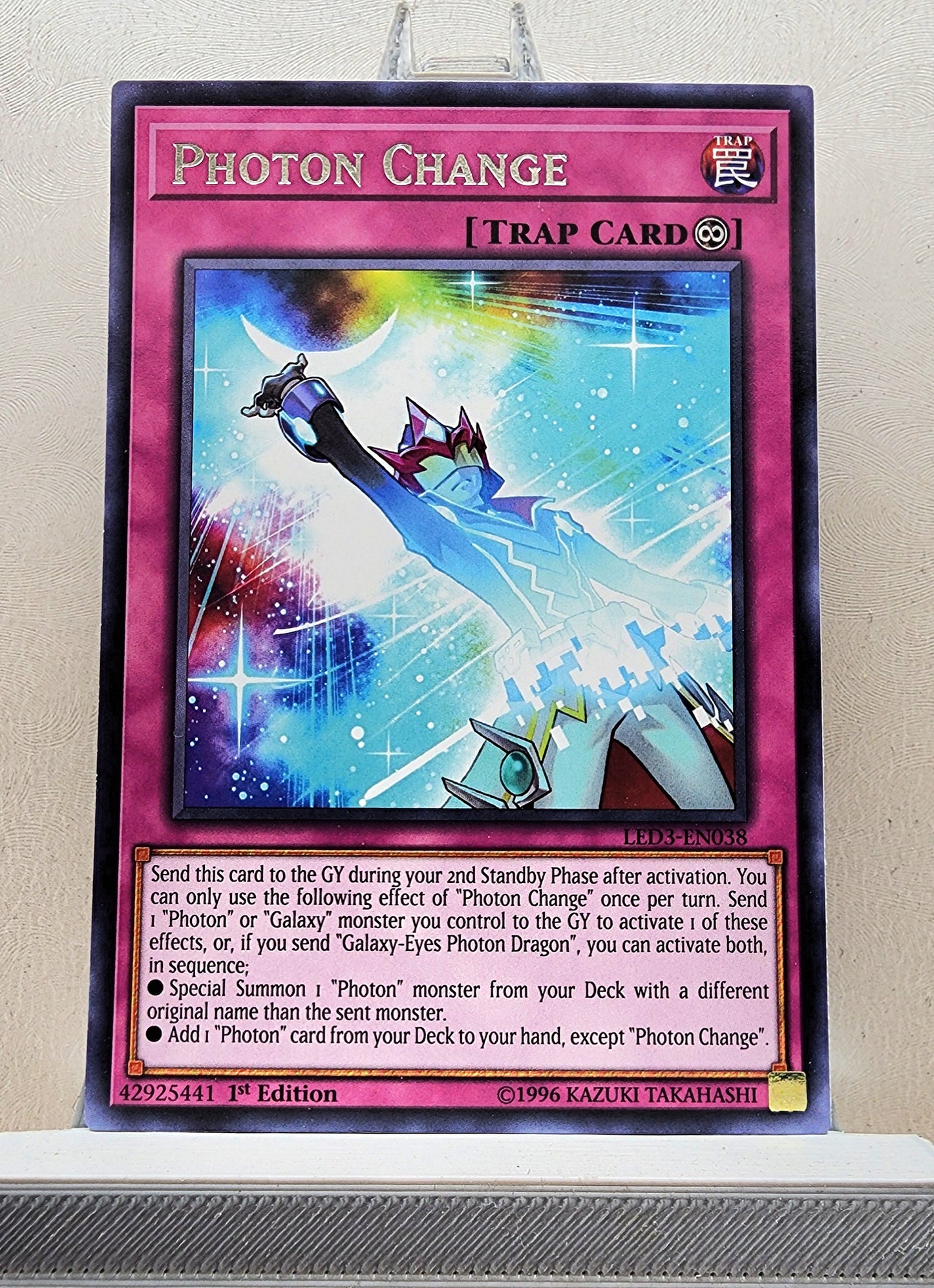 Yugioh! 1x Photon Change (LED3 - Rare) 1st Edition