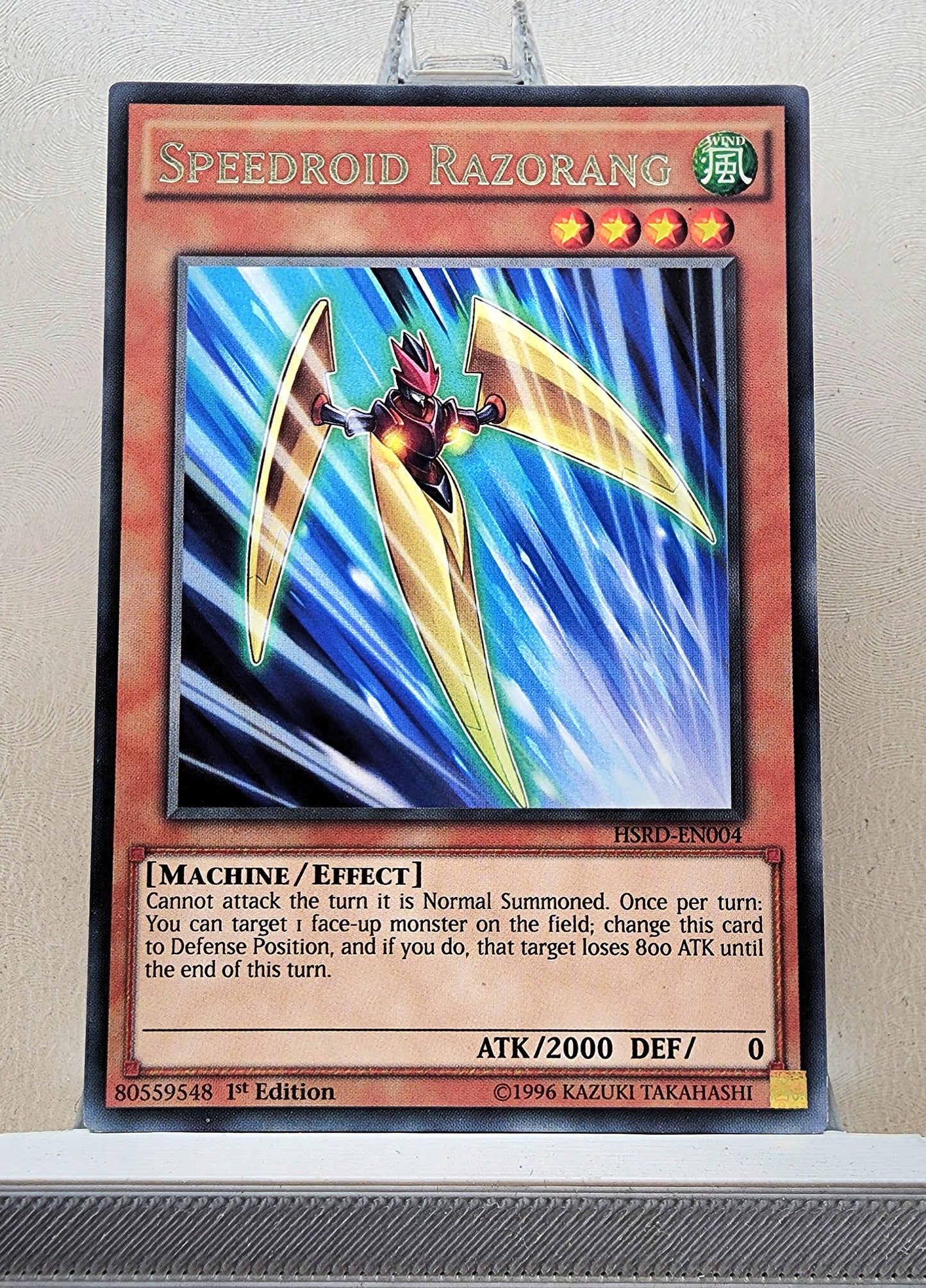 Yugioh! 1x Speedroid Razorang (HSRD - Rare) 1st Edition