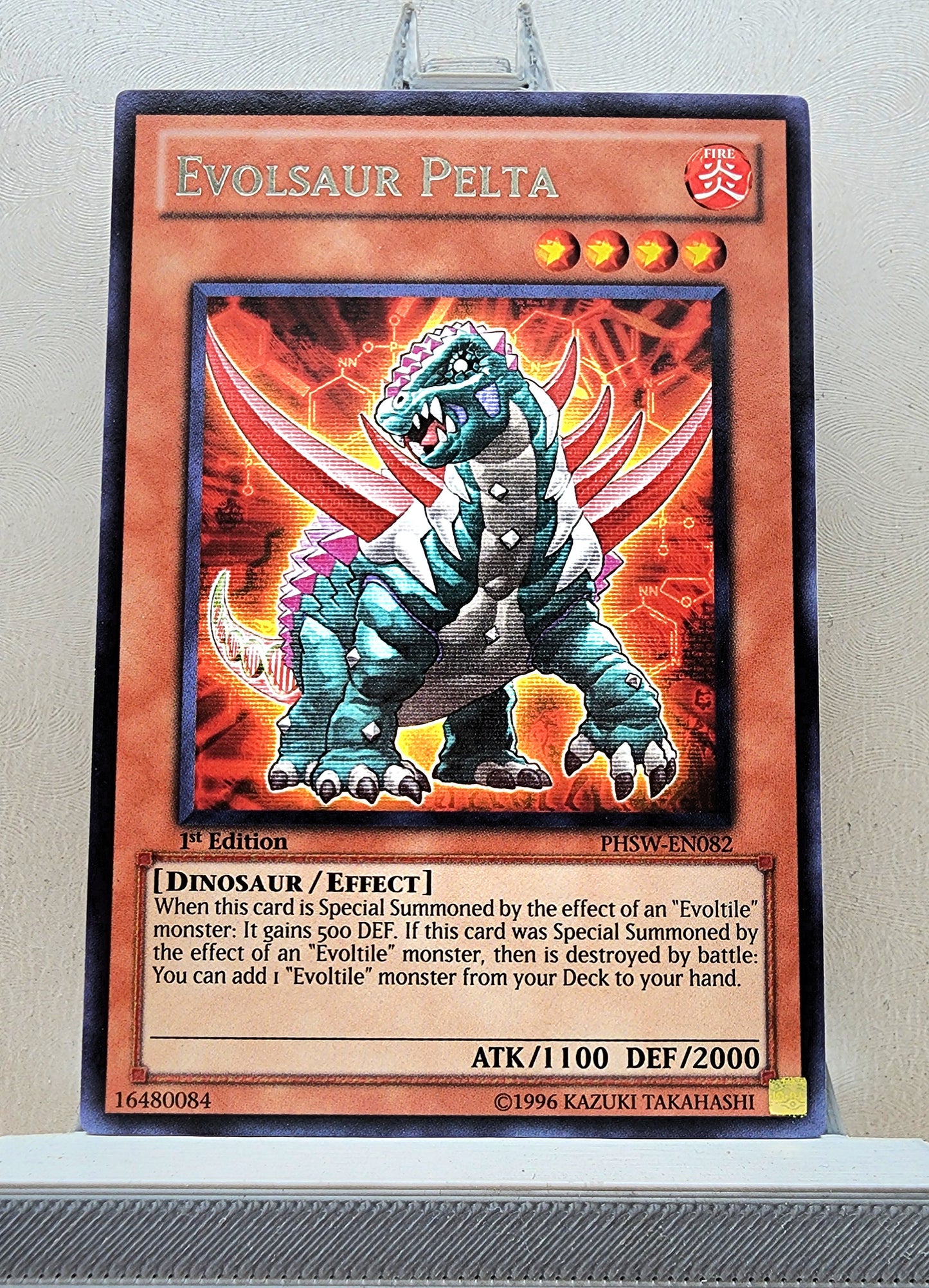 Yugioh! 1x Evolsaur Pelta (PHSW - Rare) 1st/Unli Edition