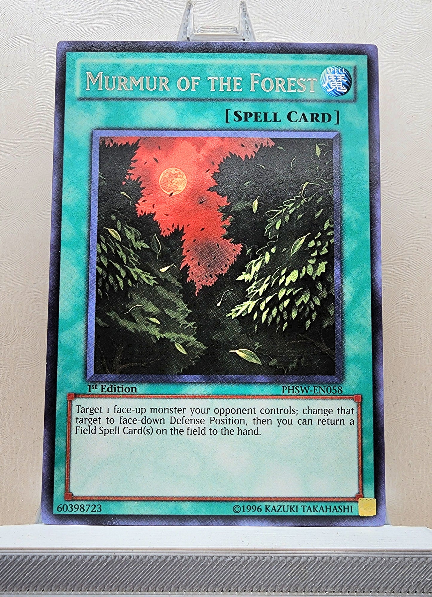 Yugioh! 1x Murmur of the Forest (PHSW - Rare) 1st/Unli Edition