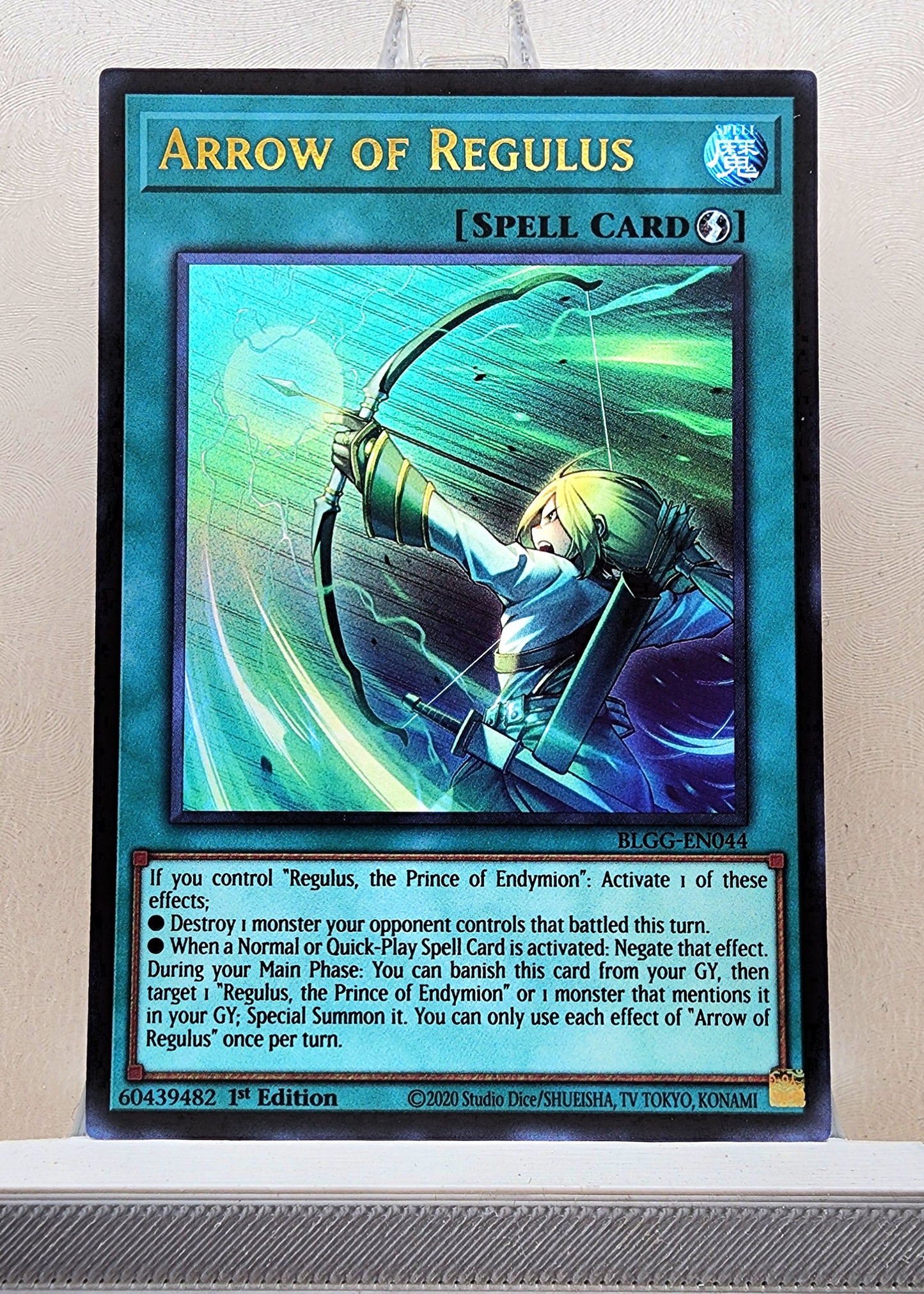Yugioh! 1x Arrow of Regulus (BLGG - Ultra Rare) 1st Edition