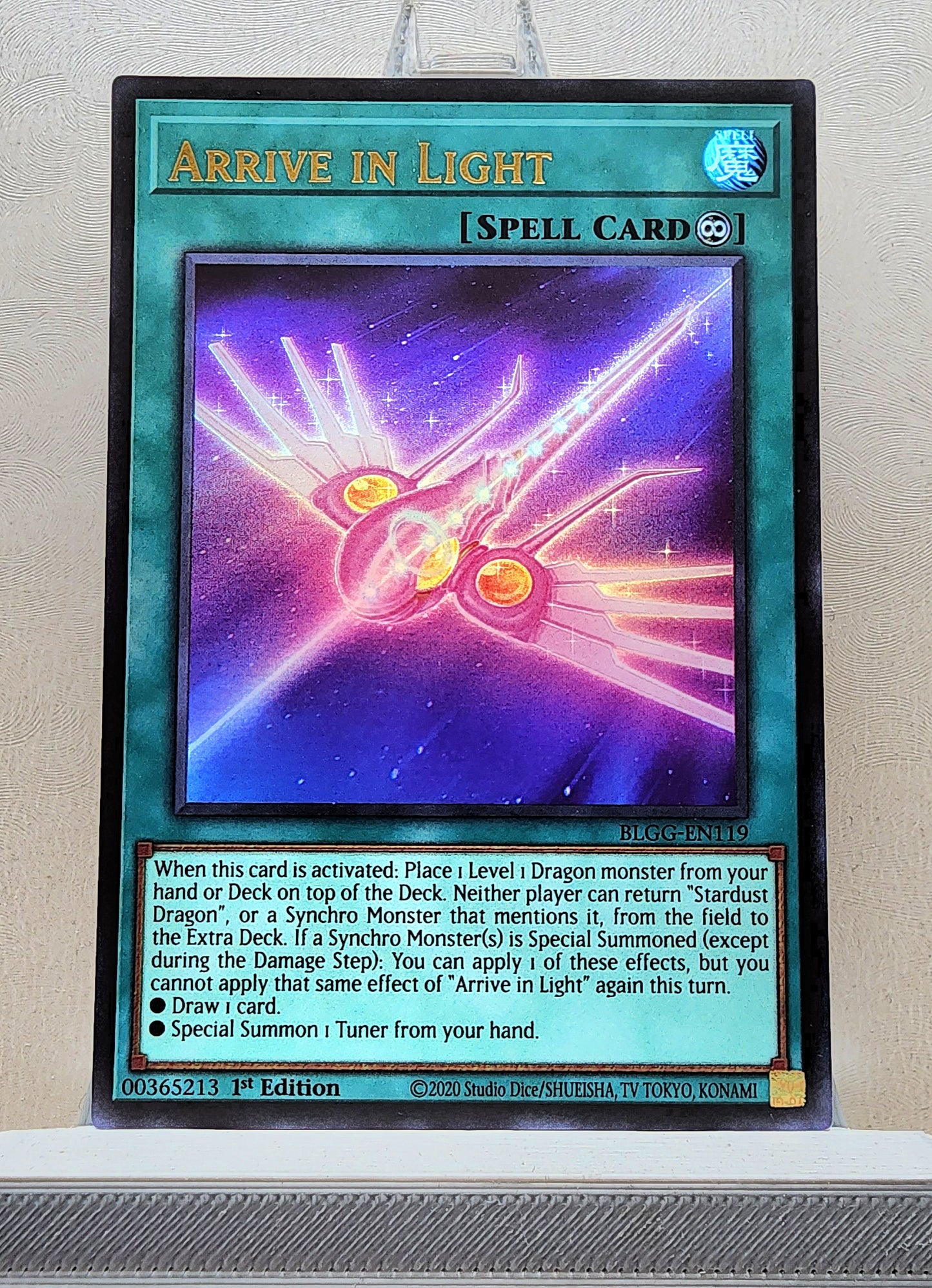 Yugioh! 1x Arrive in Light (BLGG - Ultra Rare) 1st Edition