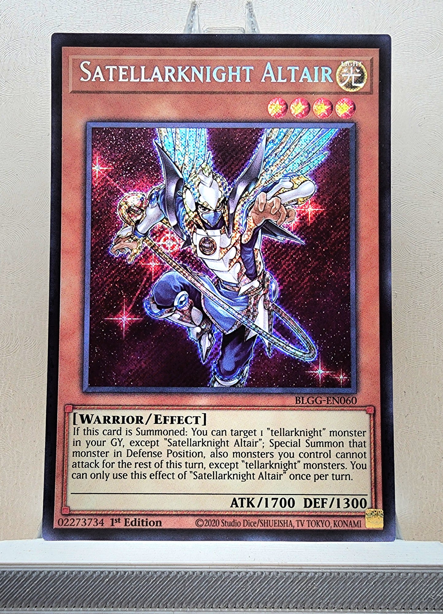 Yugioh! 1x Satellarknight Altair (BLGG - Secret Rare) 1st Edition