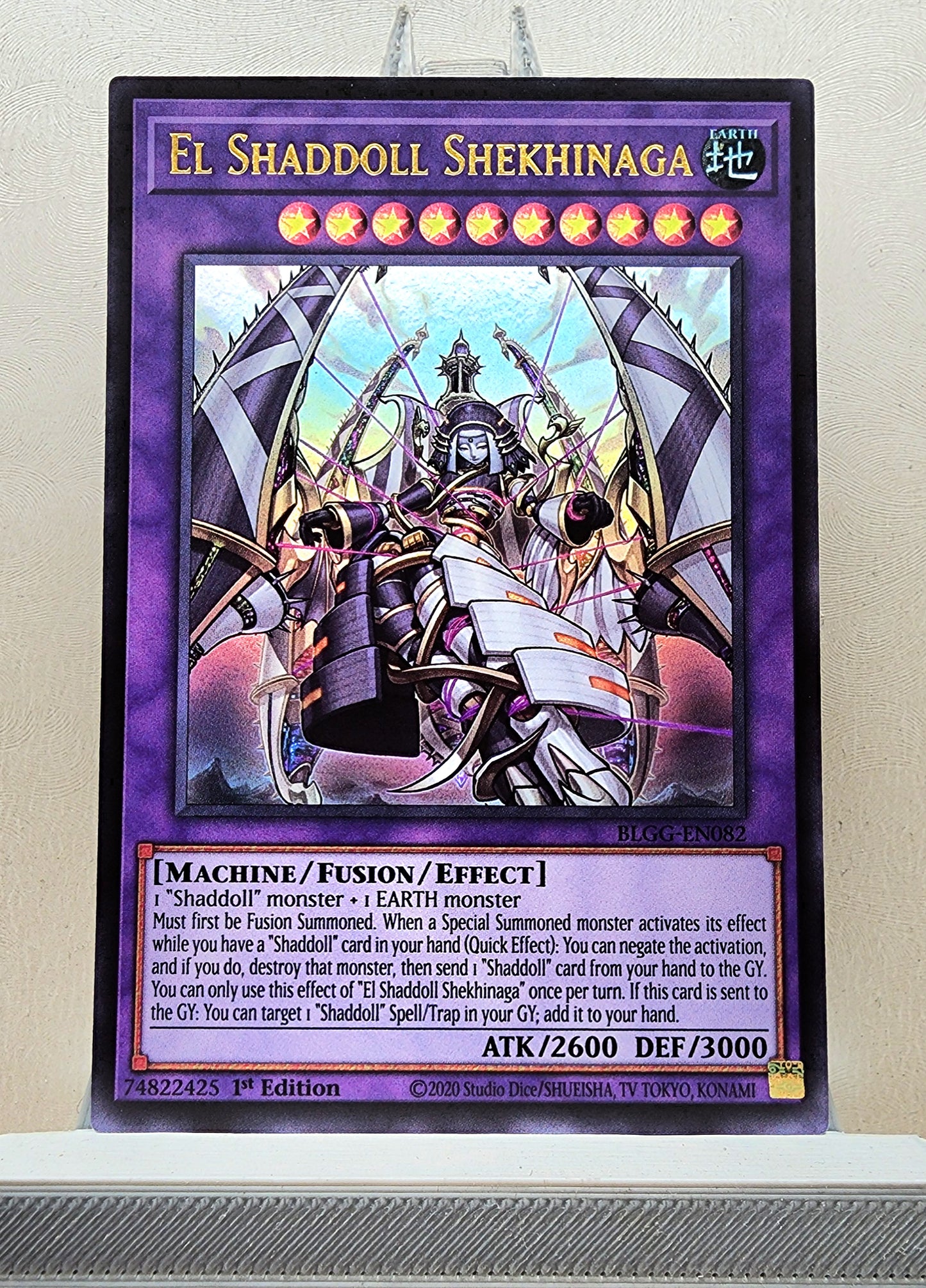 Yugioh! 1x El Shaddoll Shekhinaga (BLGG - Ultra Rare) 1st Edition