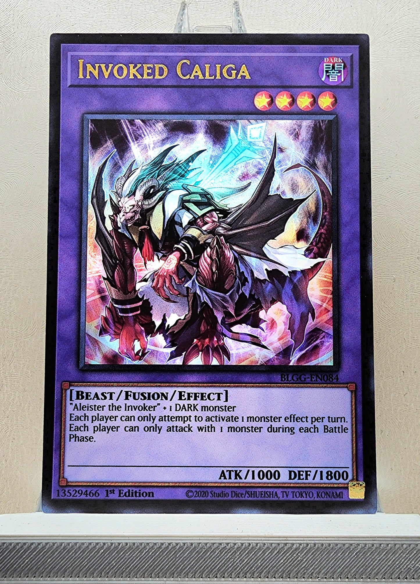 Yugioh! 1x Invoked Caliga (BLGG - Ultra Rare) 1st Edition