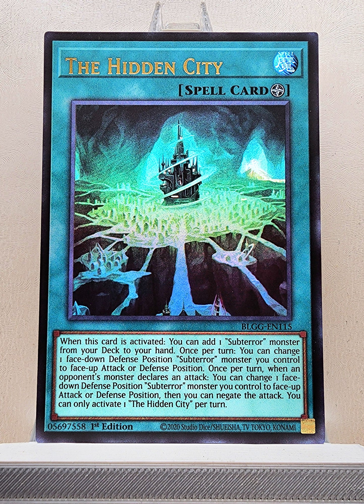 Yugioh! 1x The Hidden City (BLGG - Ultra Rare) 1st Edition