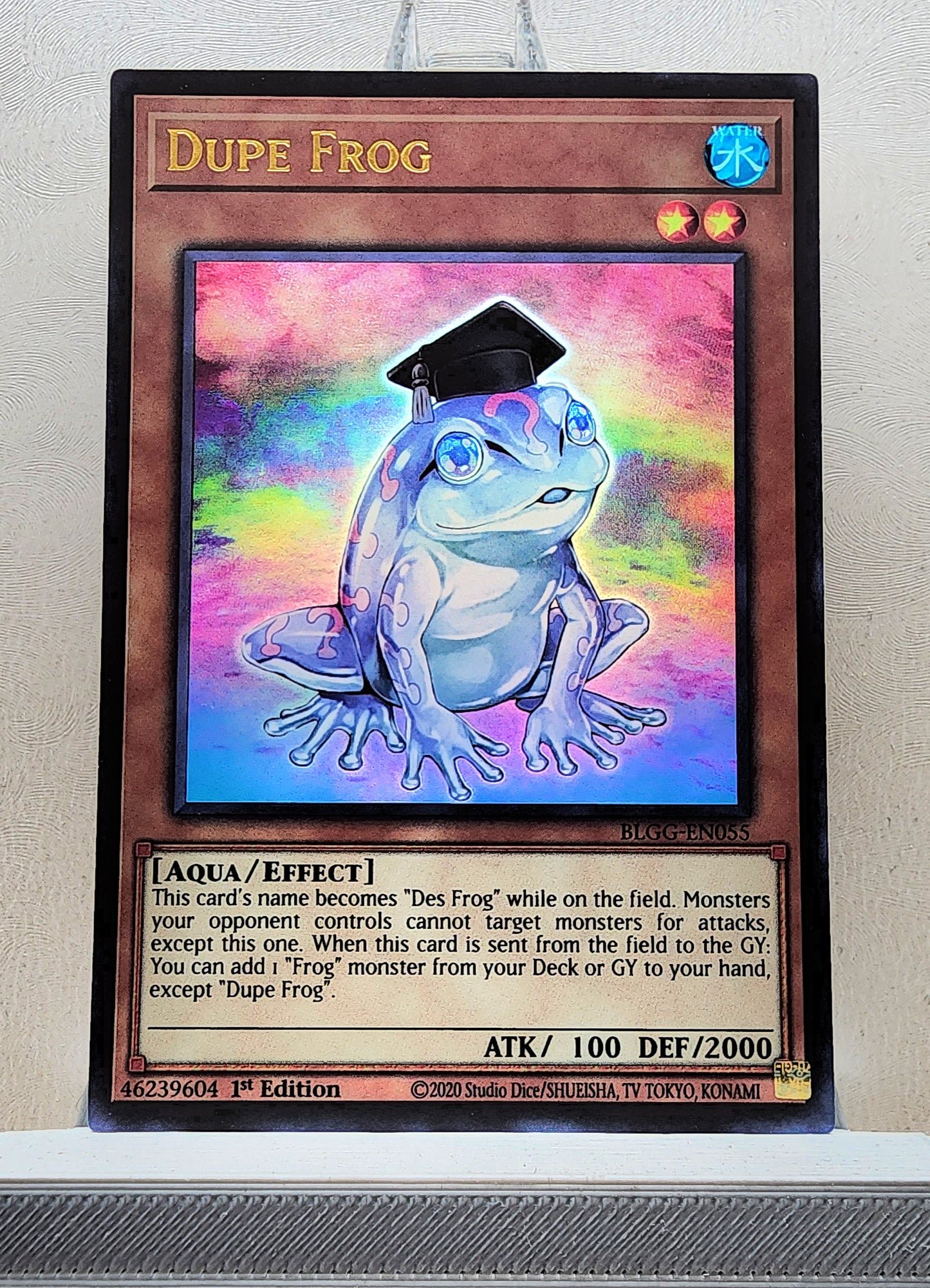 Yugioh! 1x Dupe Frog (BLGG - Ultra Rare) 1st Edition