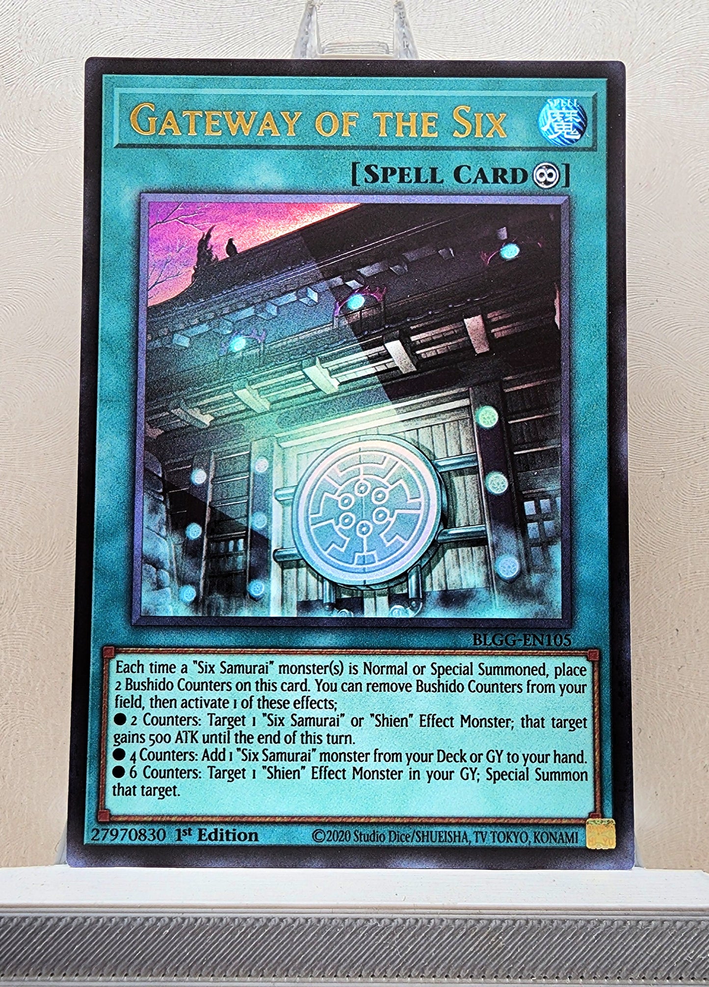 Yugioh! 1x Gateway of the Six (BLGG - Ultra Rare) 1st Edition