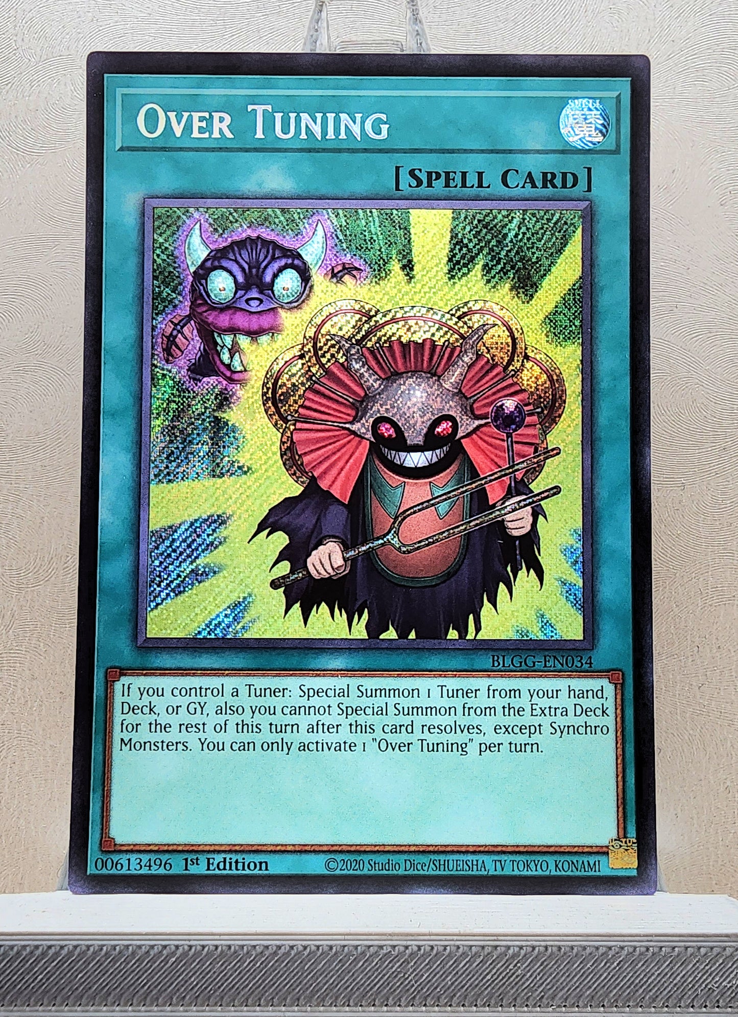 Yugioh! 1x Over Tuning (BLGG - Secret Rare) 1st Edition