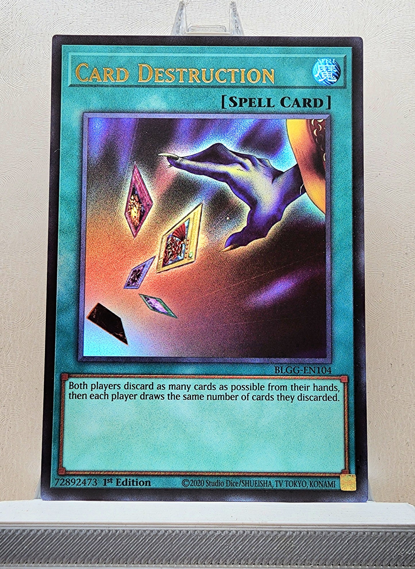 Yugioh! 1x Card Destruction (BLGG - Ultra Rare) 1st Edition