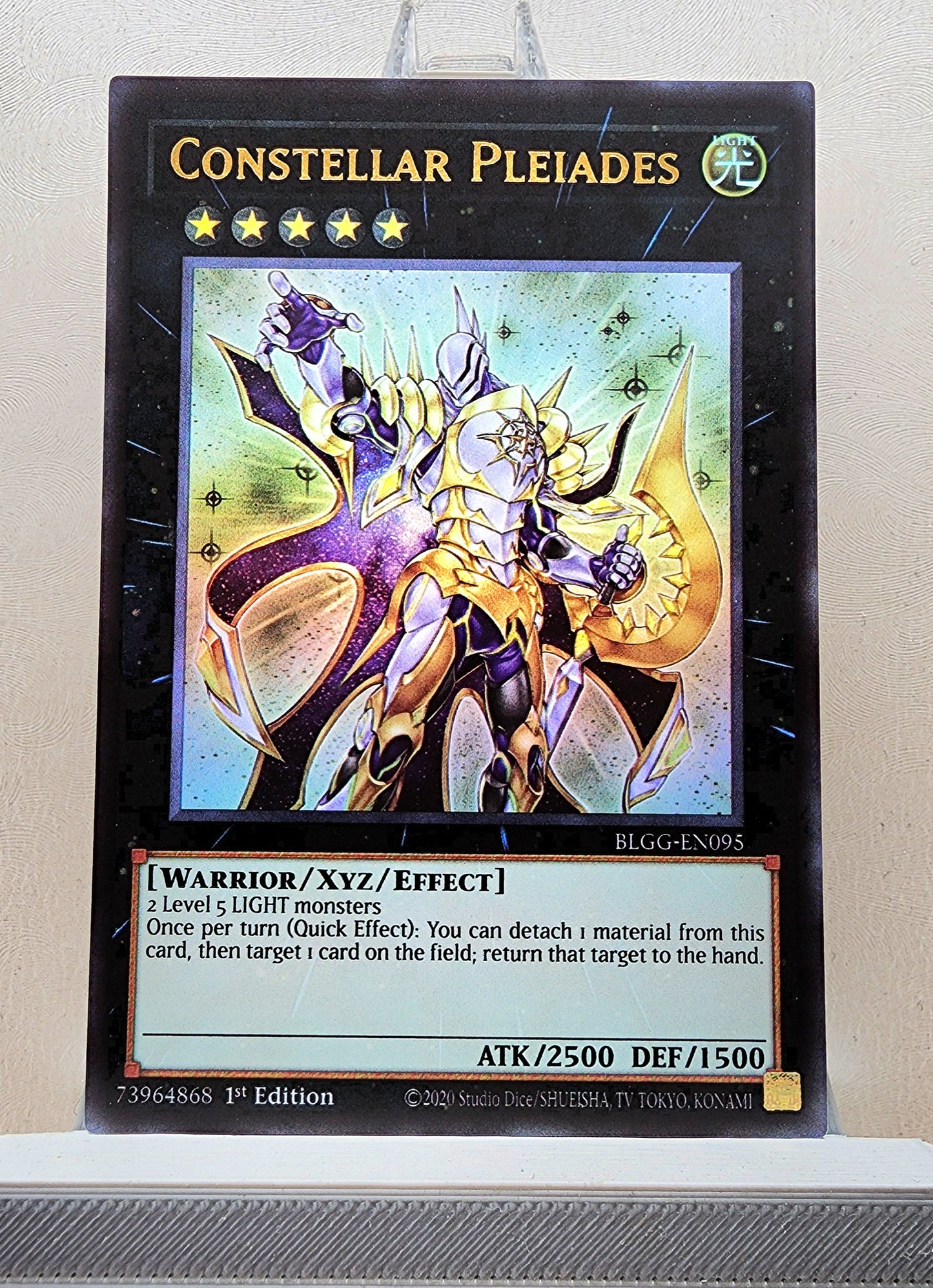Yugioh! 1x Constellar Pleiades (BLGG - Ultra Rare) 1st Edition