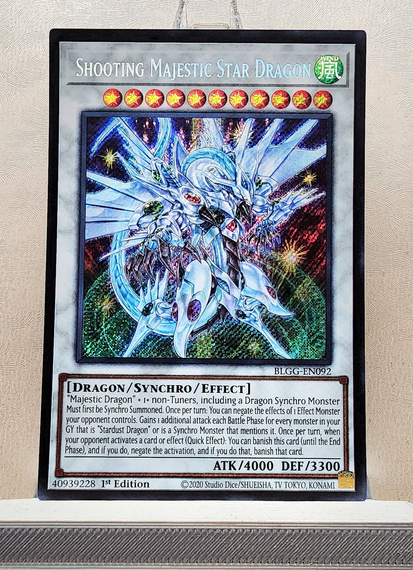 Yugioh! 1x Shooting Majestic Star Dragon (BLGG - Secret Rare) 1st Edition