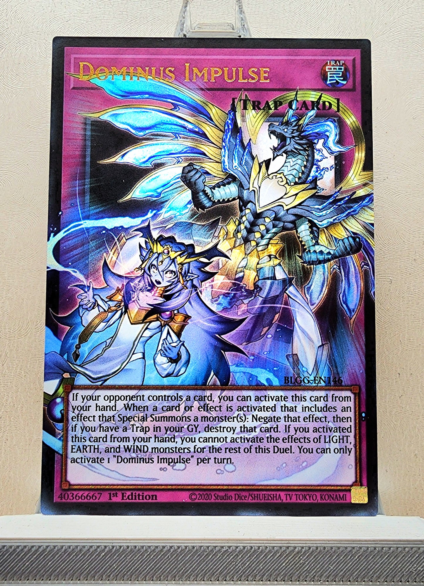 Yugioh! 1x Dominus Impulse Extended Art (BLGG - Ultra Rare) 1st Edition