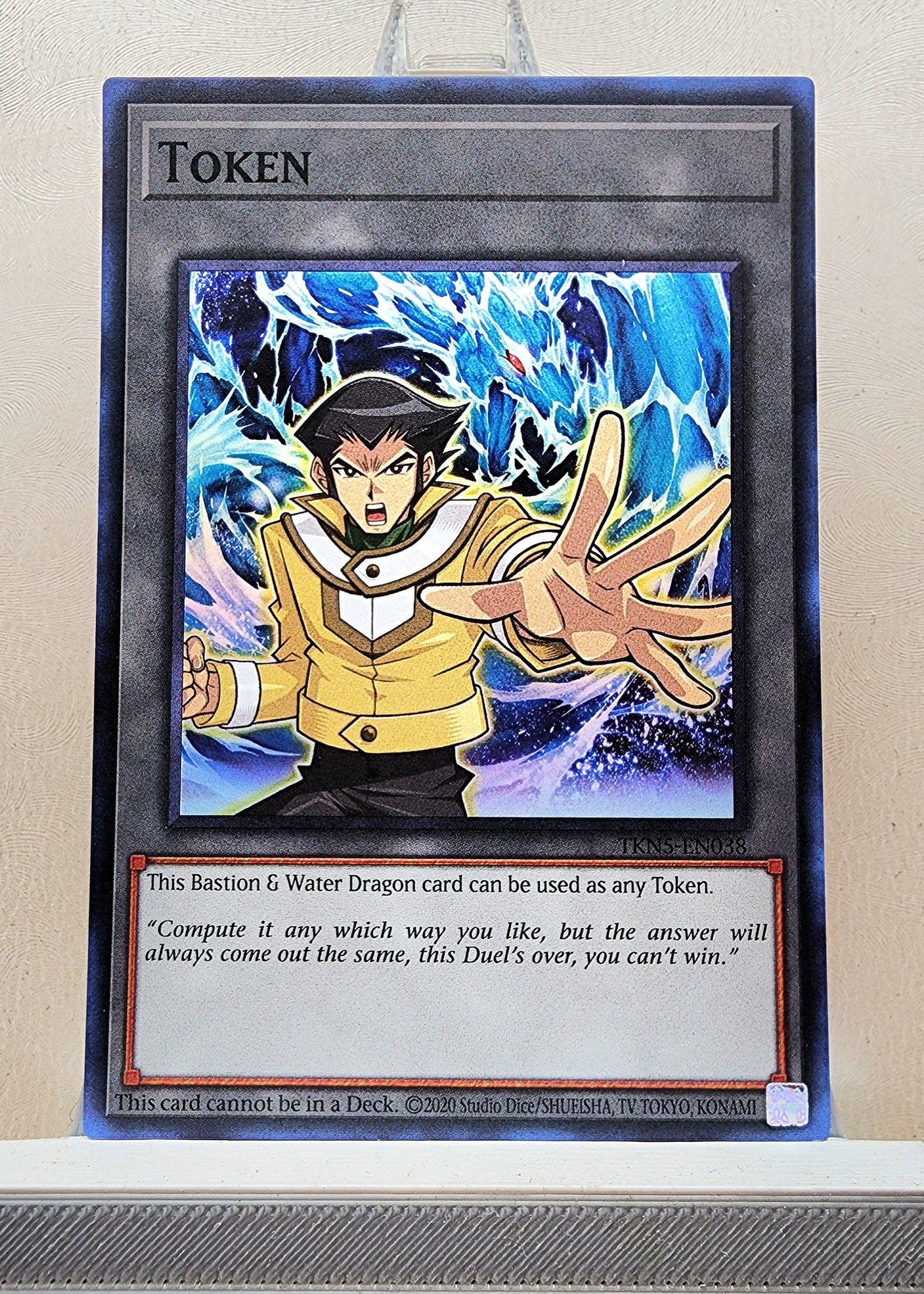 Yugioh! 1x Bastion & Water Dragon Token (TKN5-EN038 - Super Rare) Unli Edition
