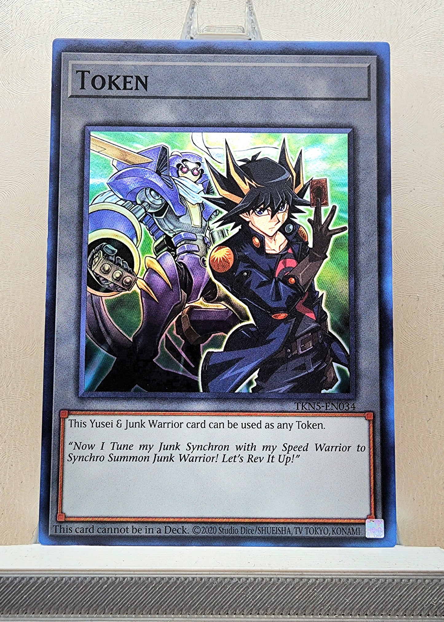 Yugioh! 1x Yusei & Junk Warrior Token (TKN5-EN034 - Super Rare) Unli Edition