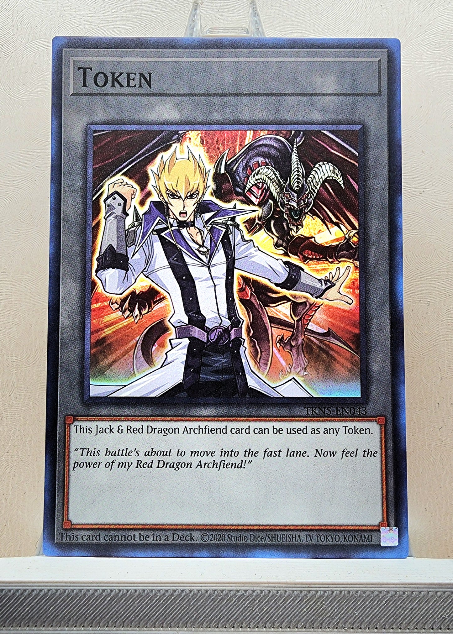 Yugioh! 1x Jack & Red Dragon Archfiend Token (TKN5-EN043 - Super Rare) Unli Edition