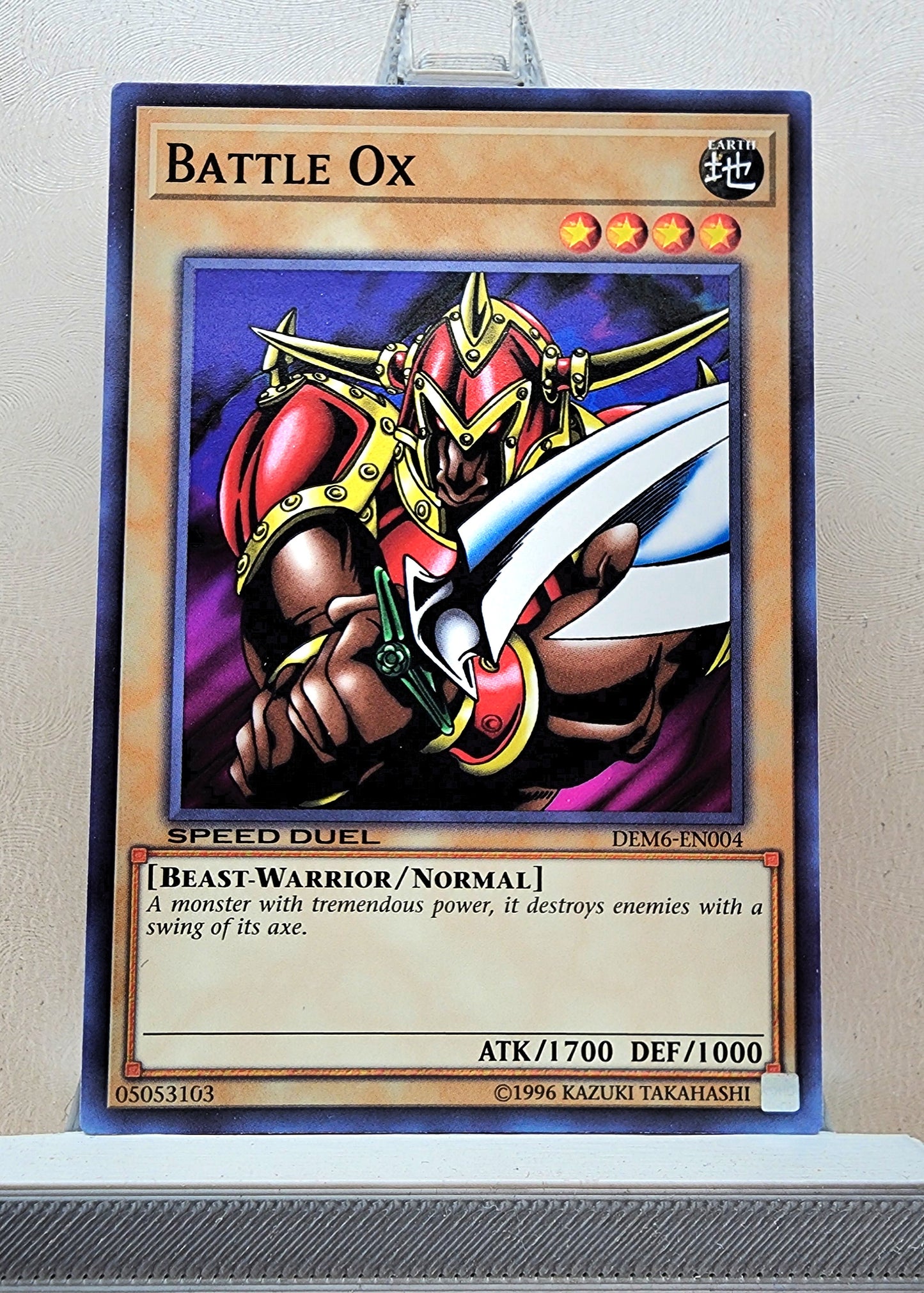 Yugioh! 1x Battle Ox (DEM6 - Common) Unli Edition
