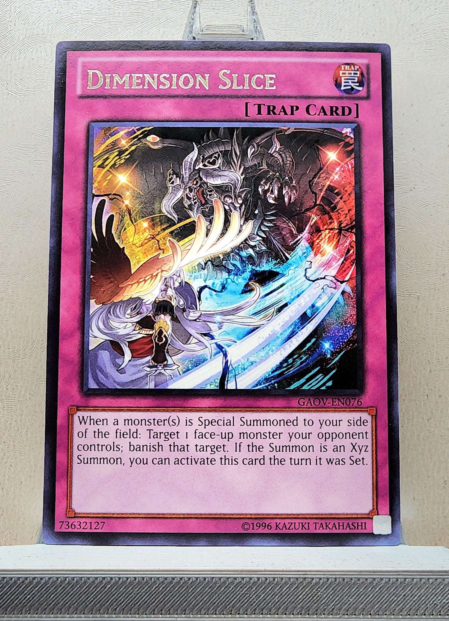 Yugioh! 1x Dimension Slice (GAOV - Rare) Unli Edition