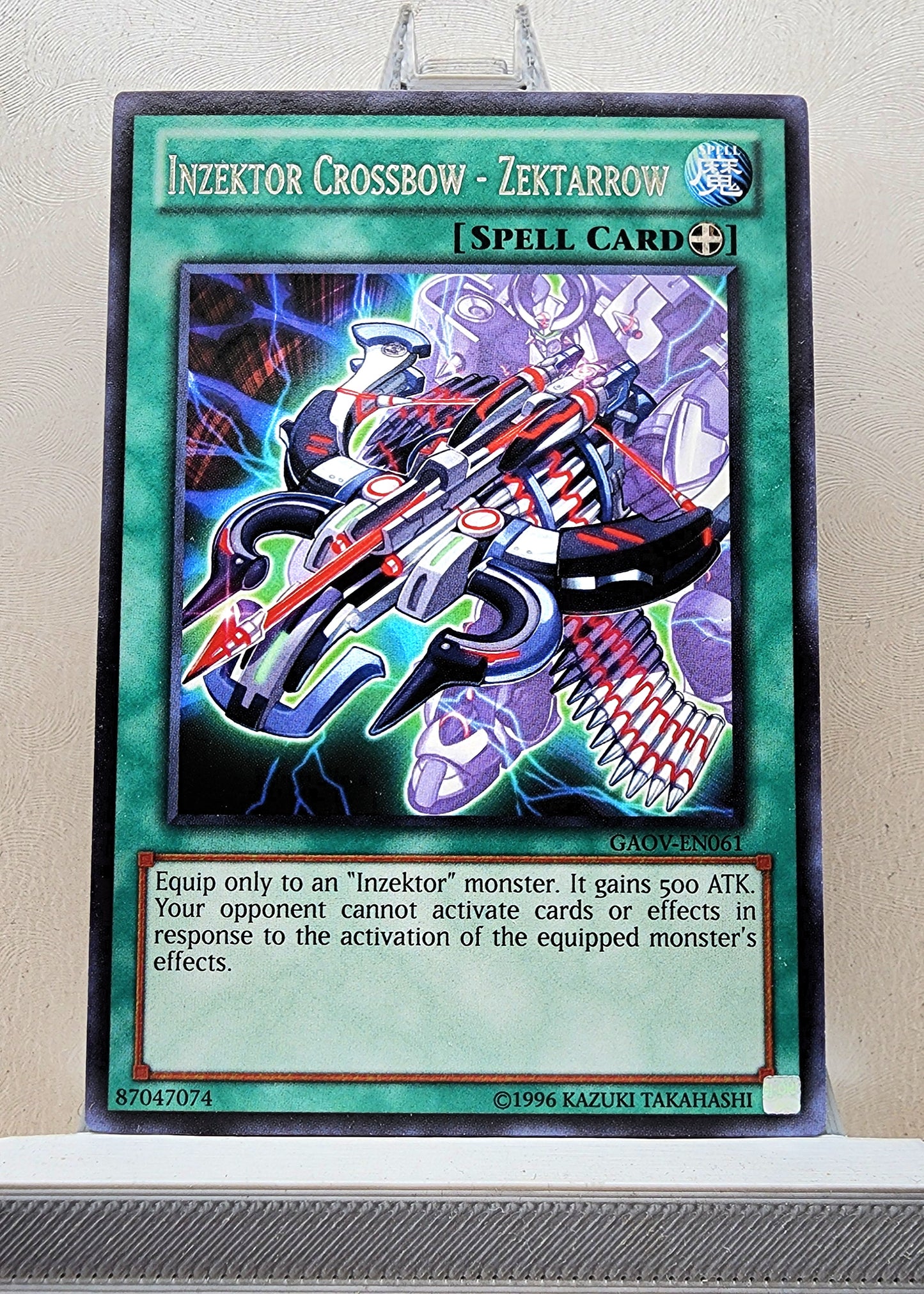 Yugioh! 1x Inzektor Crossbow - Zektarrow (GAOV - Rare) Unli Edition