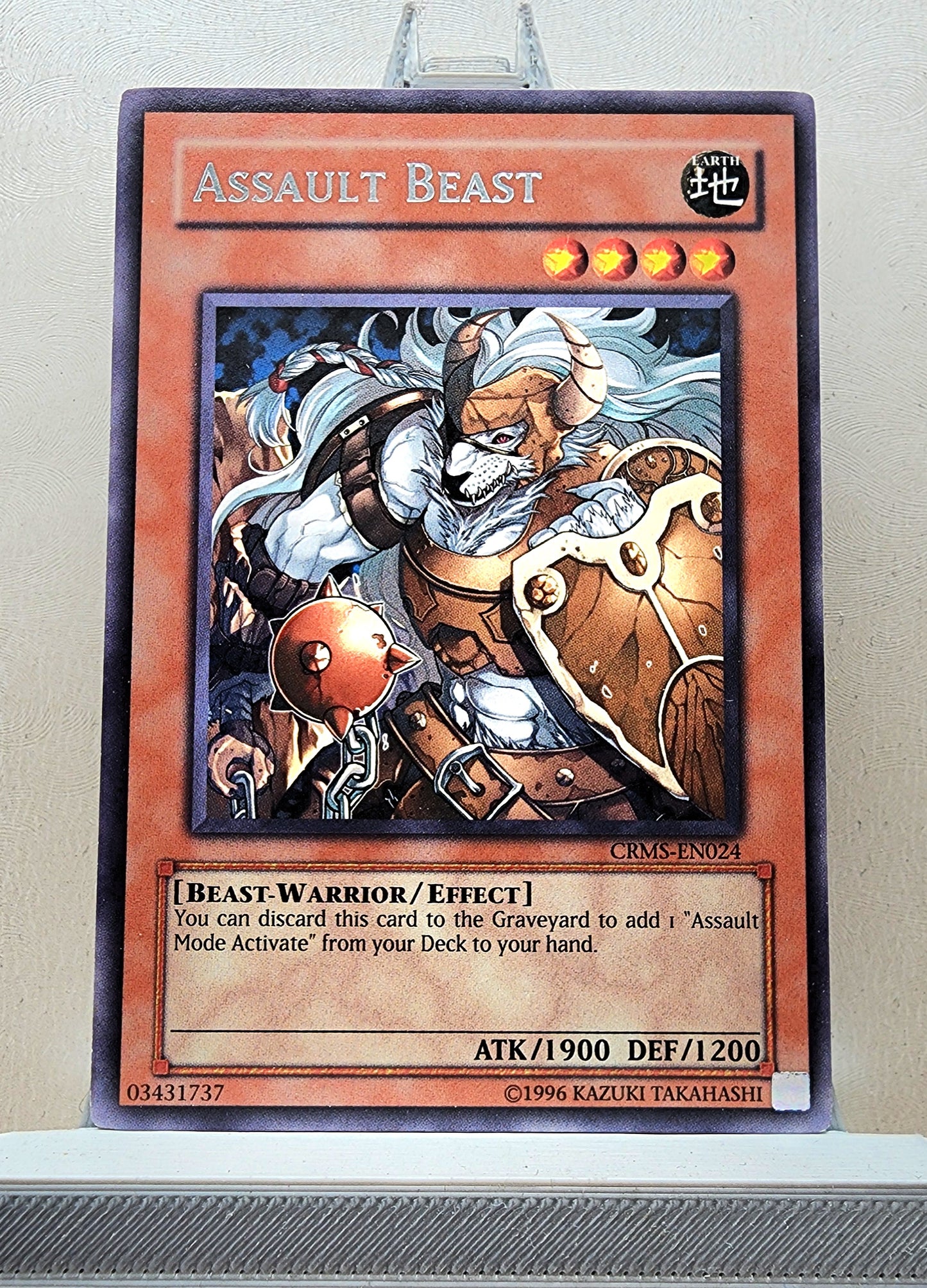 Yugioh! 1x Assault Beast (CRMS - Rare) Unli Edition