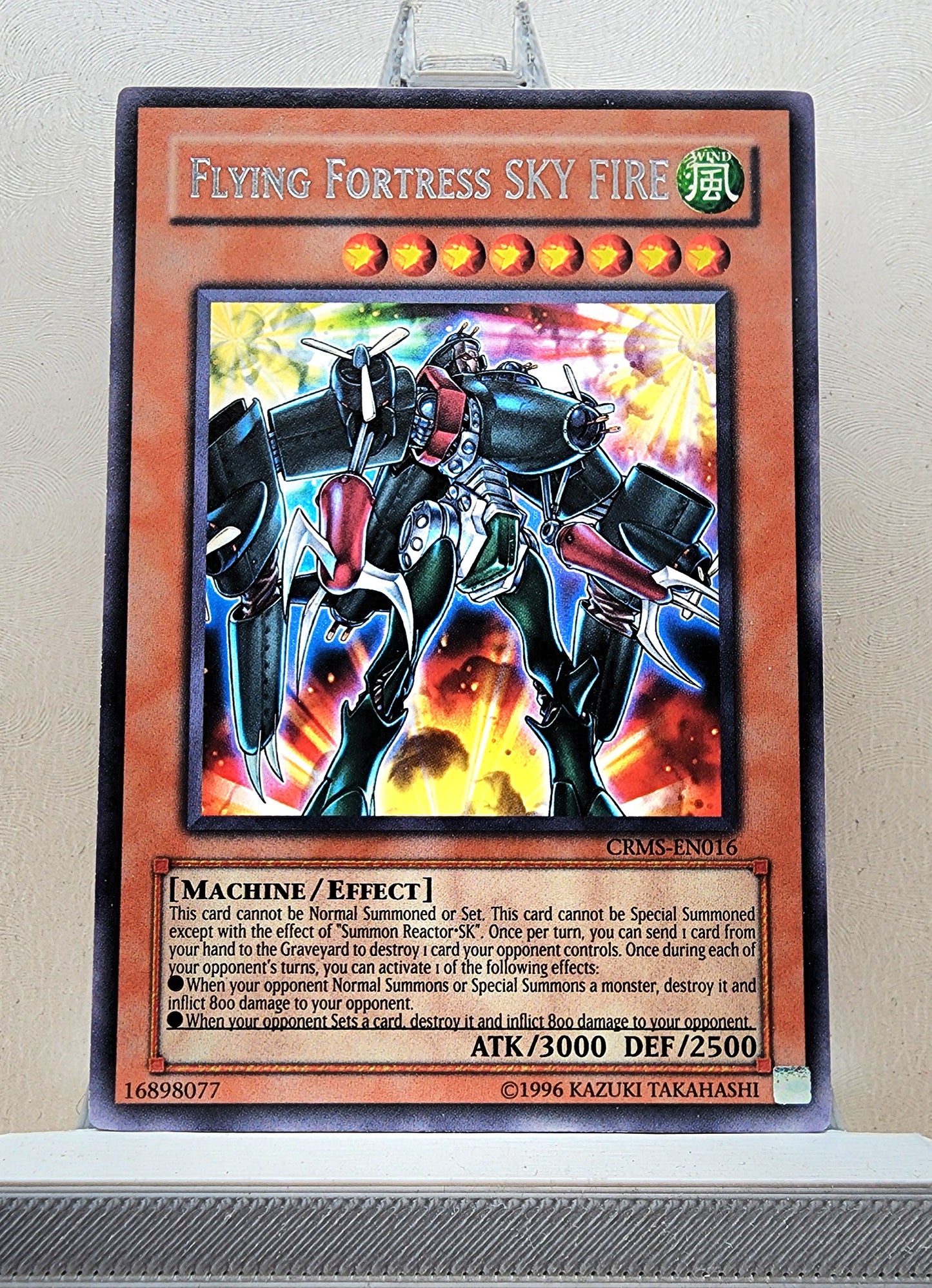 Yugioh! 1x Flying Fortress SKY FIRE (CRMS - Rare) Unli Edition