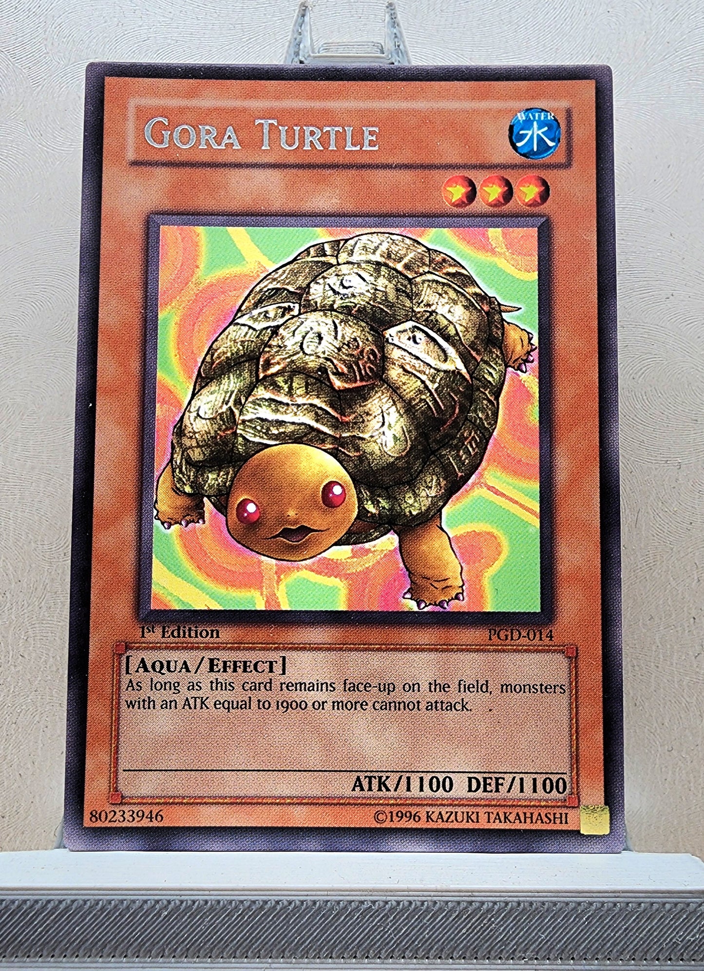 Yugioh! 1x Gora Turtle (PGD - Rare) 1st Edition