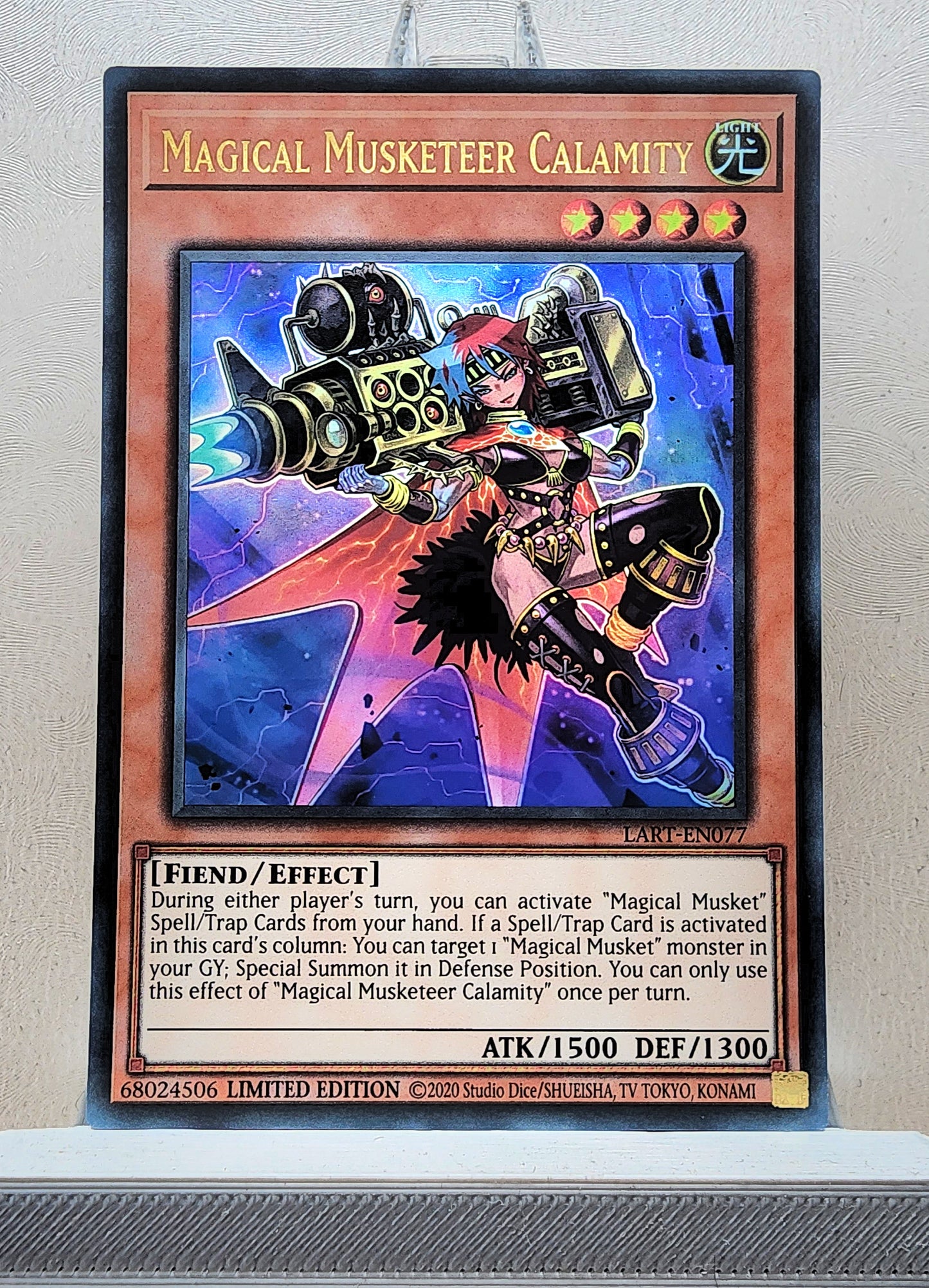 Yugioh! 1x Magical Musketeer Calamity (LART - Ultra Rare) Limited Edition