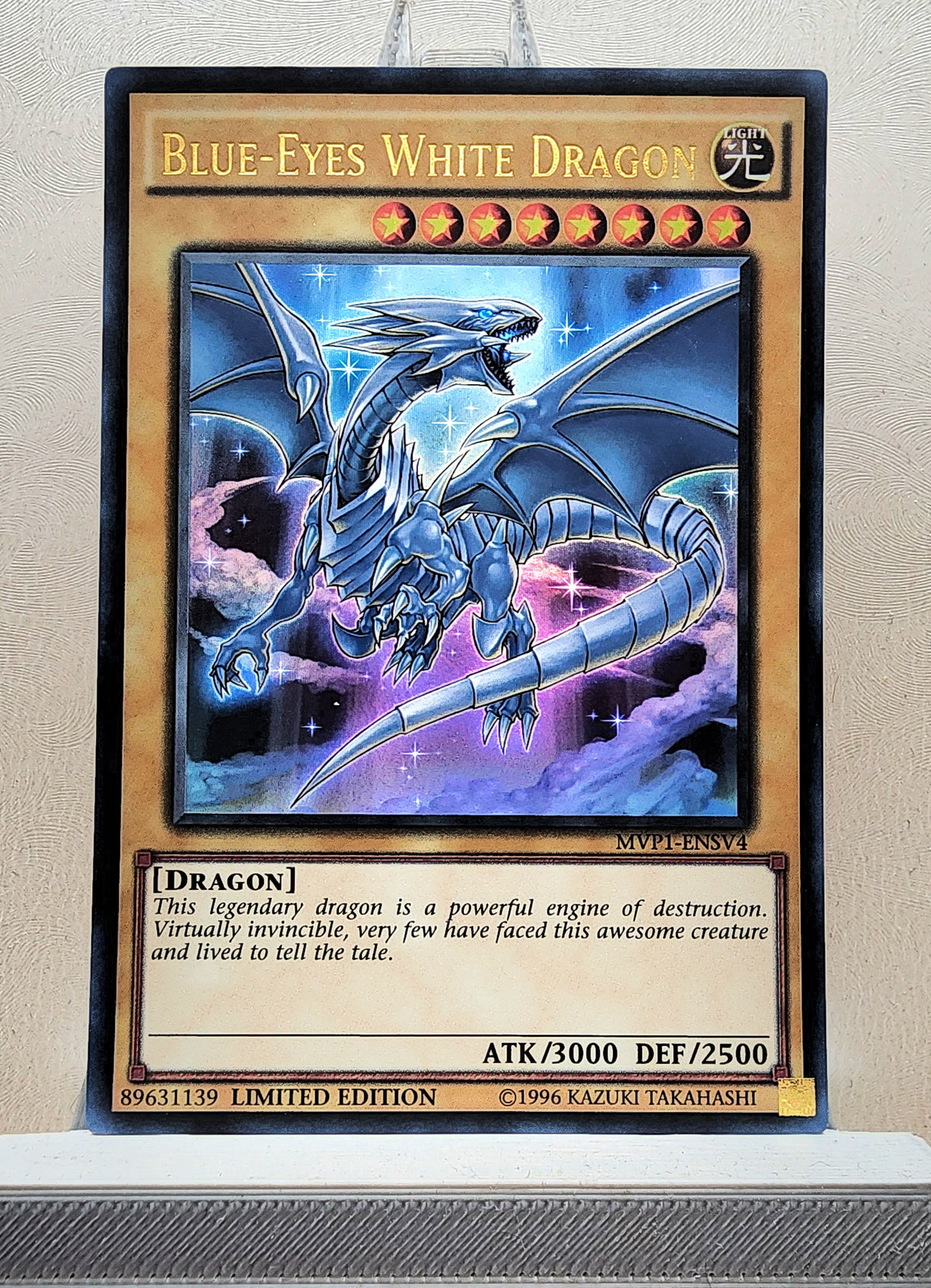 Yugioh! 1x Blue-Eyes White Dragon (MVP1 - Ultra Rare) Limited Edition