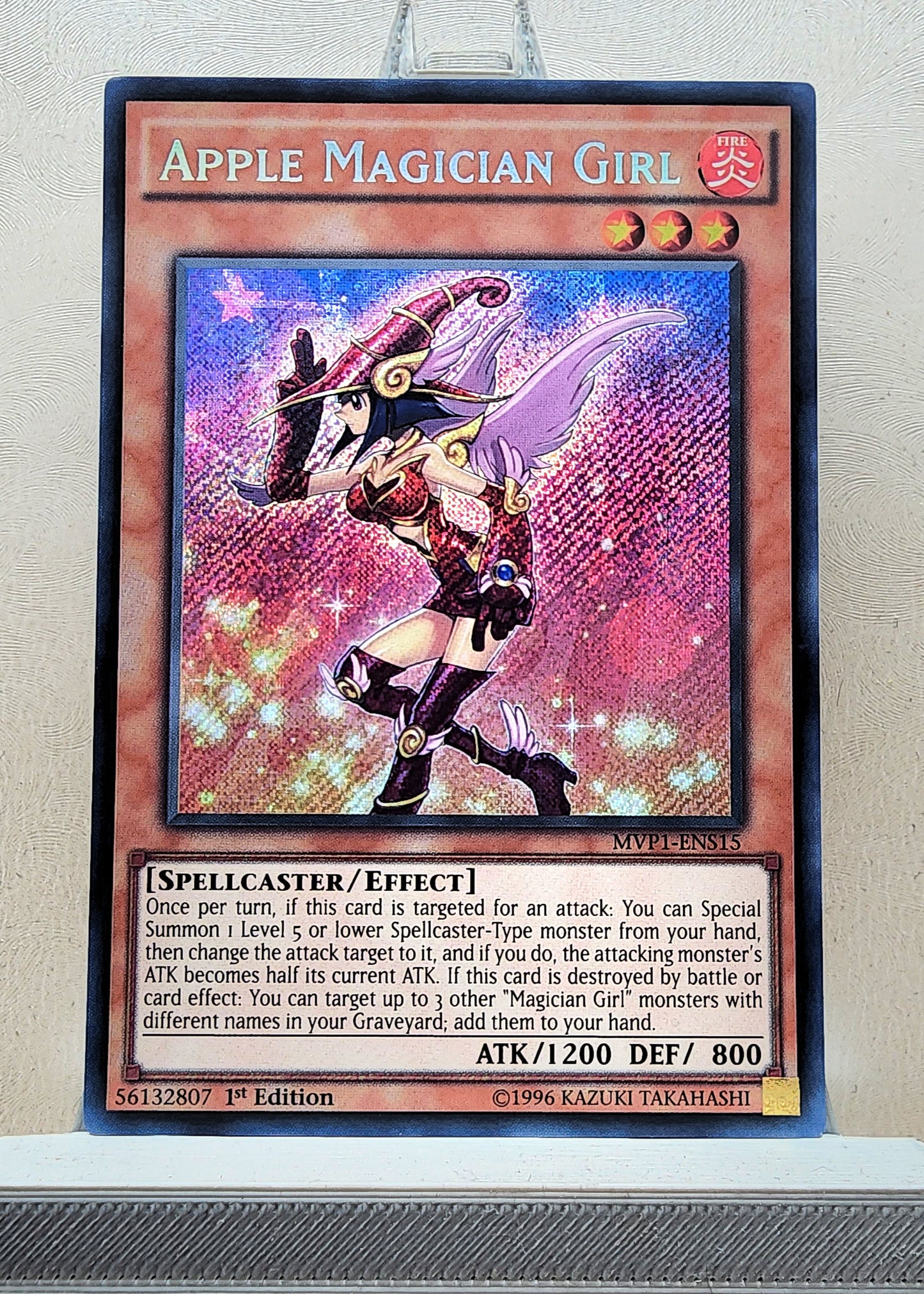 Yugioh! 1x Apple Magician Girl (MVP1 - Secret Rare) 1st Edition