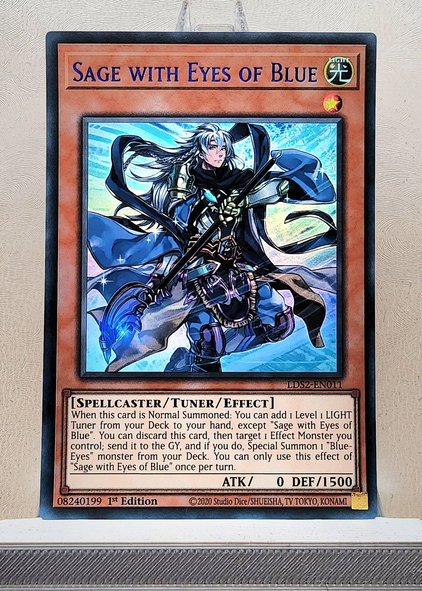 Yugioh! 1x Sage with Eyes of Blue (LDS2 - Ultra Rare) 1st Edition
