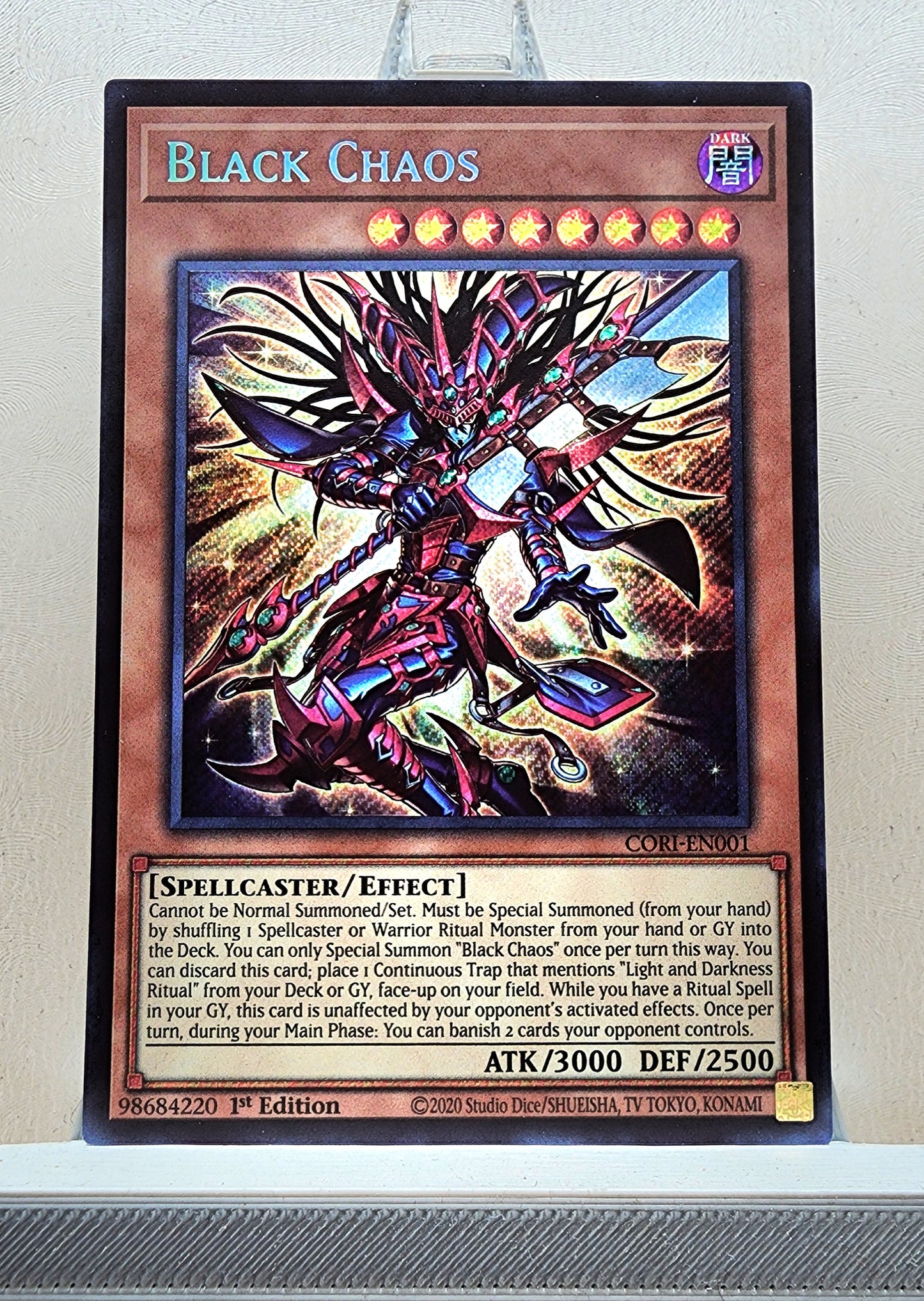 Yugioh! 1x Black Chaos (CORI - Secret Rare) 1st Edition
