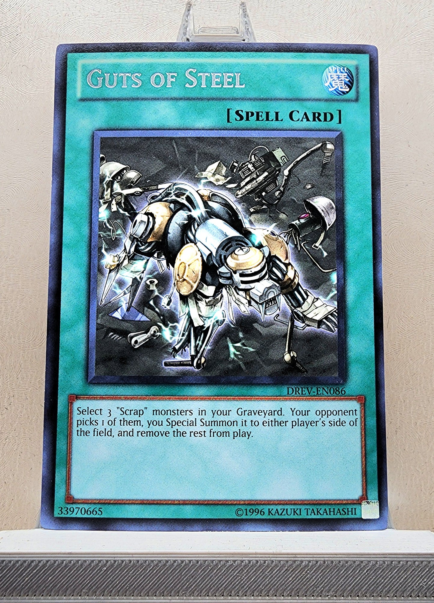 Yugioh! 1x Guts of Steel (DREV - Rare) Unli Edition