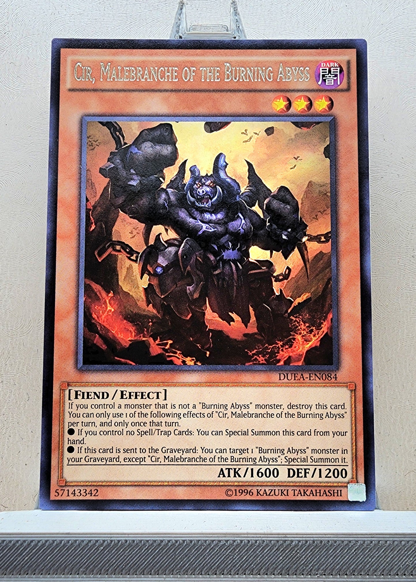 Yugioh! 1x Cir, Malebranche of the Burning Abyss (DUEA - Rare) Unli Edition