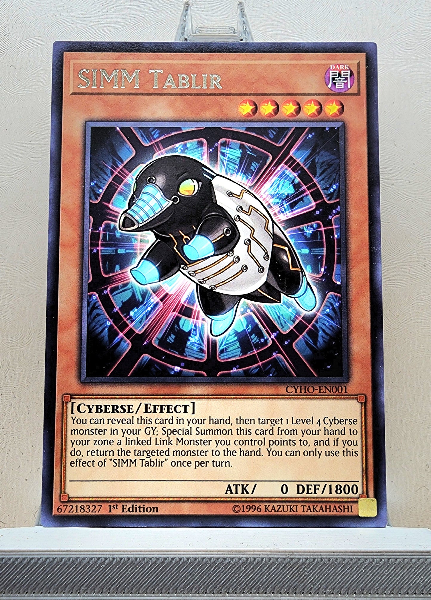 Yugioh! 1x SIMM Tablir (CYHO - Rare) 1st/Unli Edition