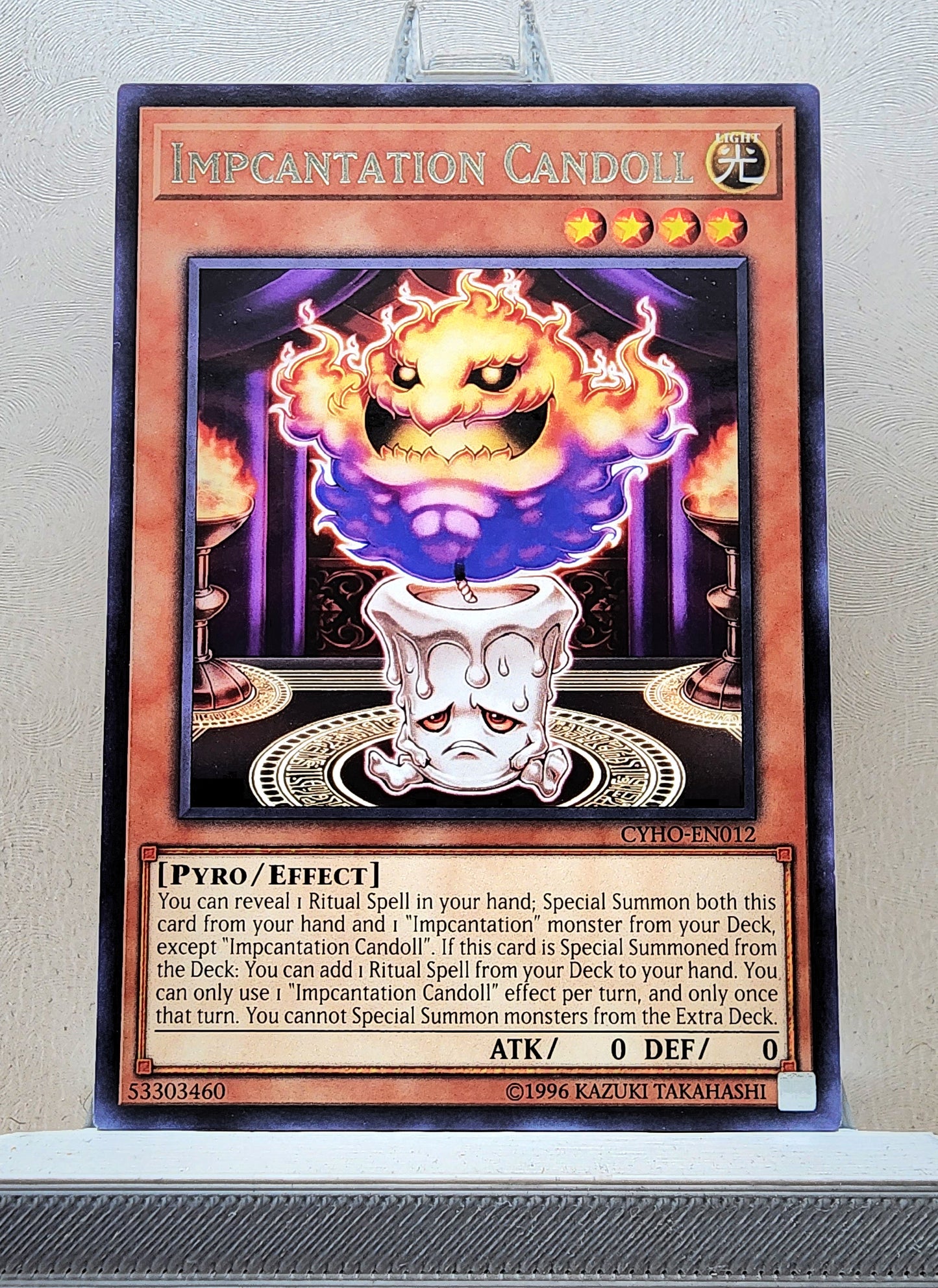Yugioh! 1x Impcantation Candoll (CYHO - Rare) 1st/Unli Edition