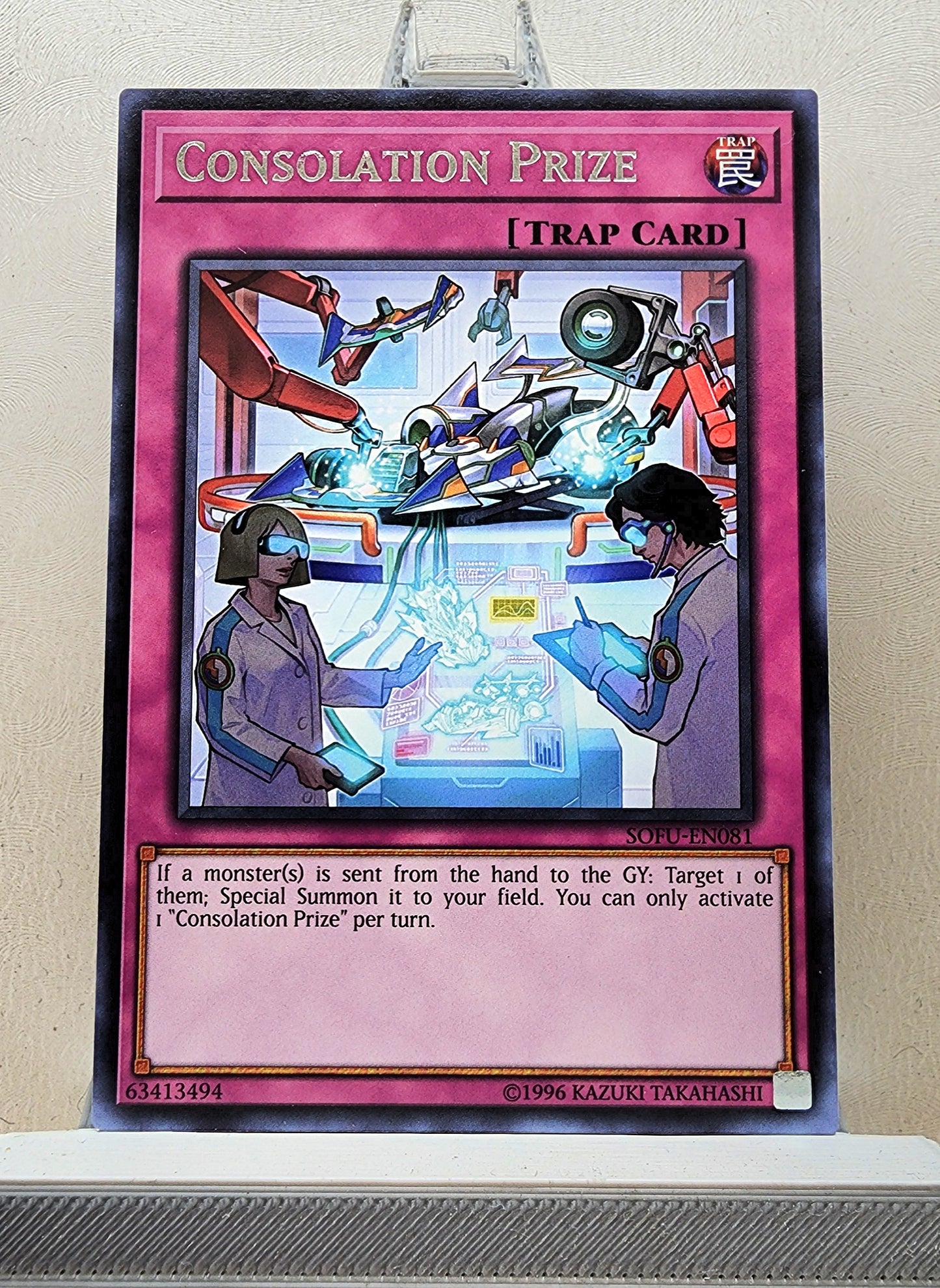Yugioh! 1x Consolation Prize (SOFU - Rare) 1st/Unli Edition