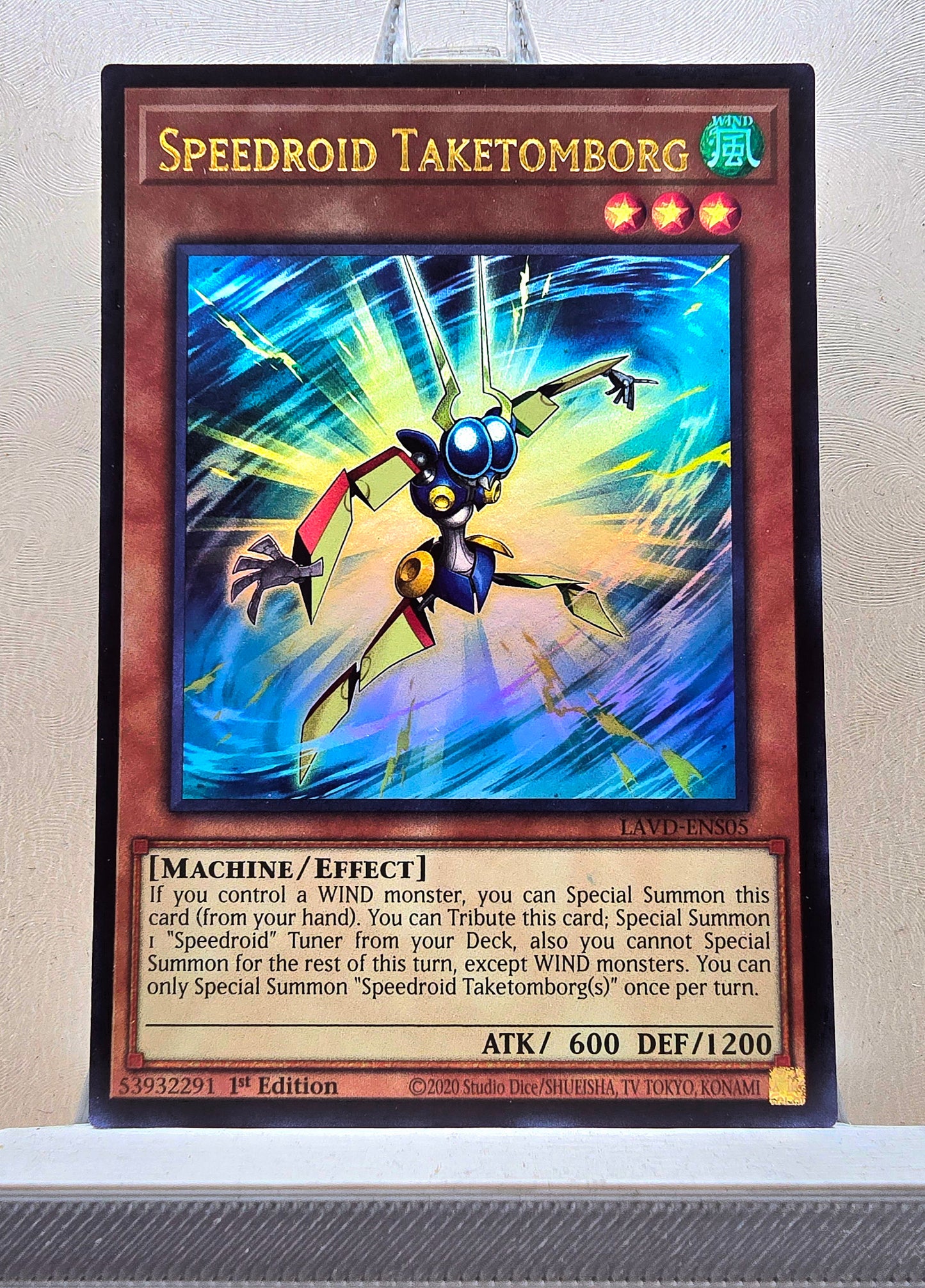 Yugioh! 1x Speedroid Taketomborg (LAVD - Ultra Rare) 1st Edition