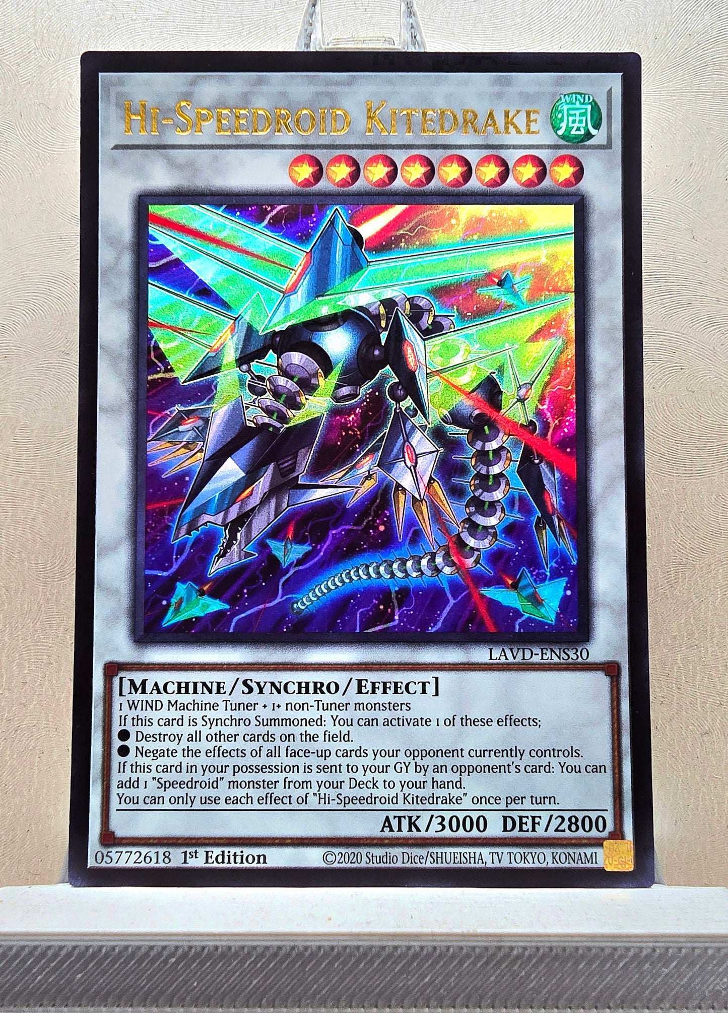 Yugioh! 1x Hi-Speedroid Kitedrake (LAVD - Ultra Rare) 1st Edition