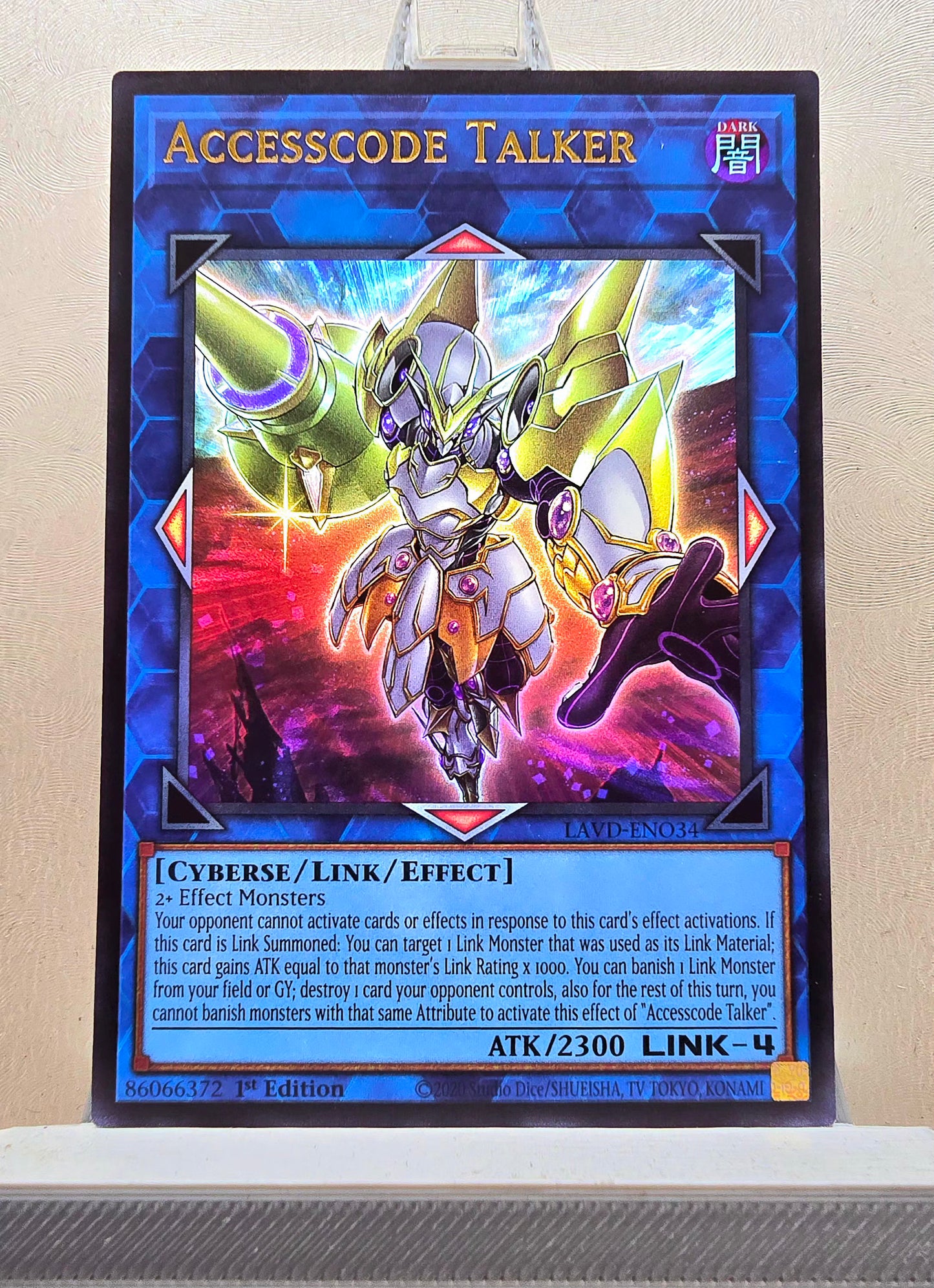 Yugioh! 1x Accesscode Talker (LAVD - Ultra Rare) 1st Edition