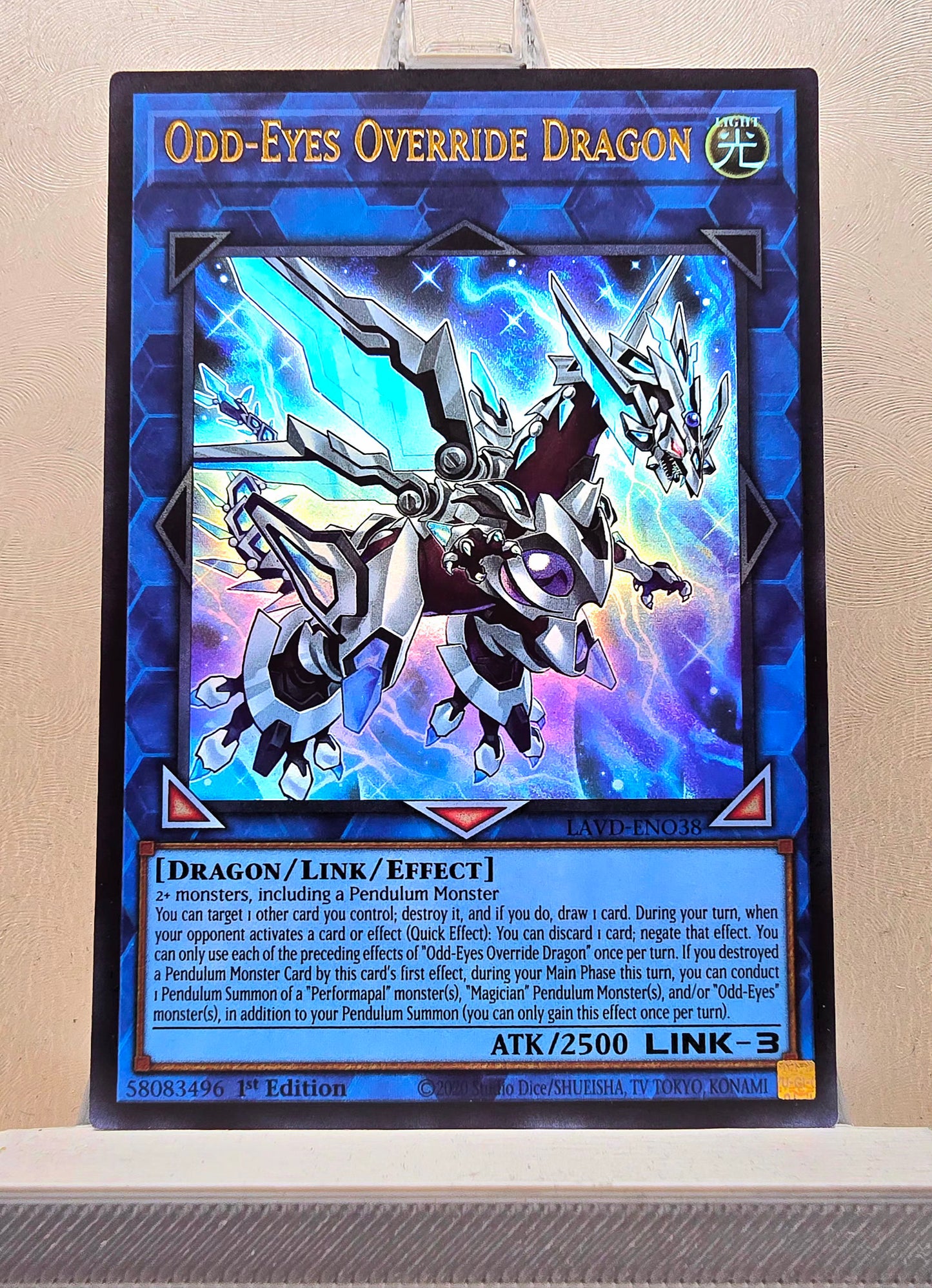 Yugioh! 1x Odd-Eyes Override Dragon (LAVD - Ultra Rare) 1st Edition