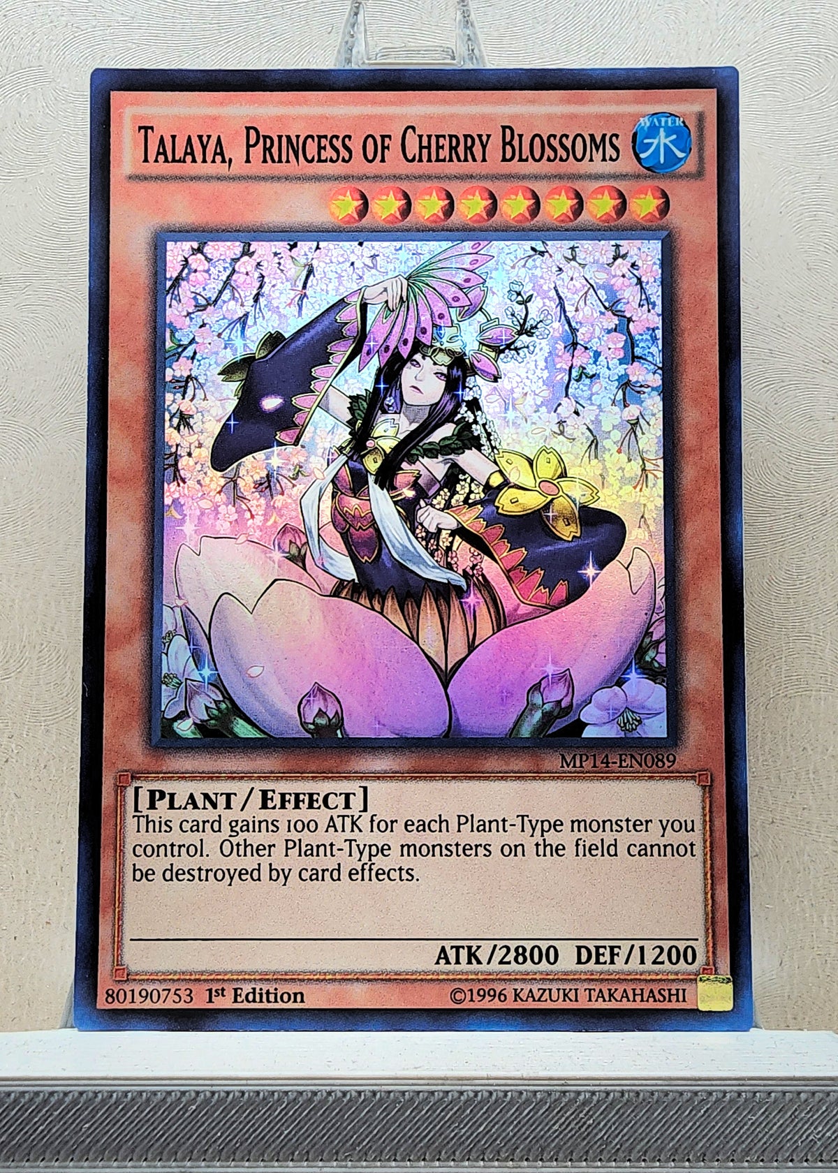 Yugioh! 1x Talaya, Princess of Cherry Blossoms (MP14 - Super Rare) 1st Edition